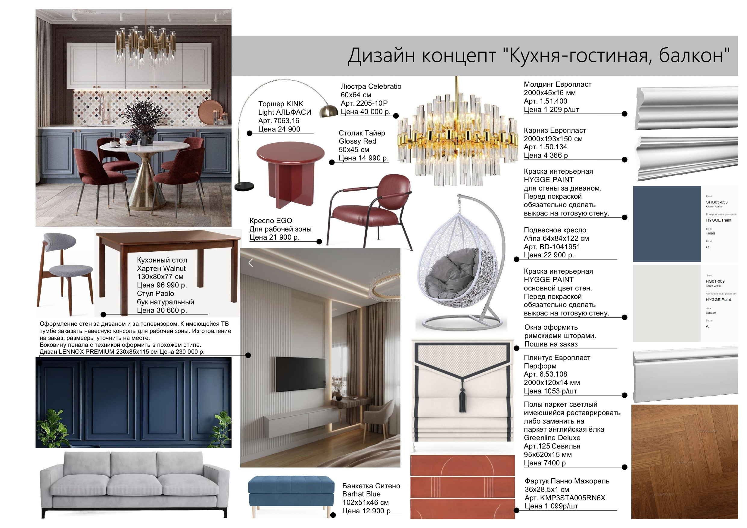 Обложка проекта: Дизайн проект концептуального оформления помещений