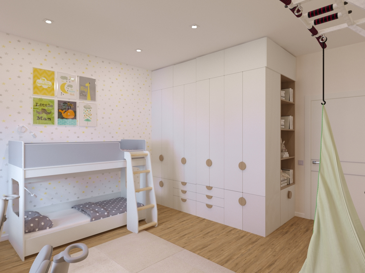 ЖК Да Винчи, квартира для молодой семьи с двумя детьми