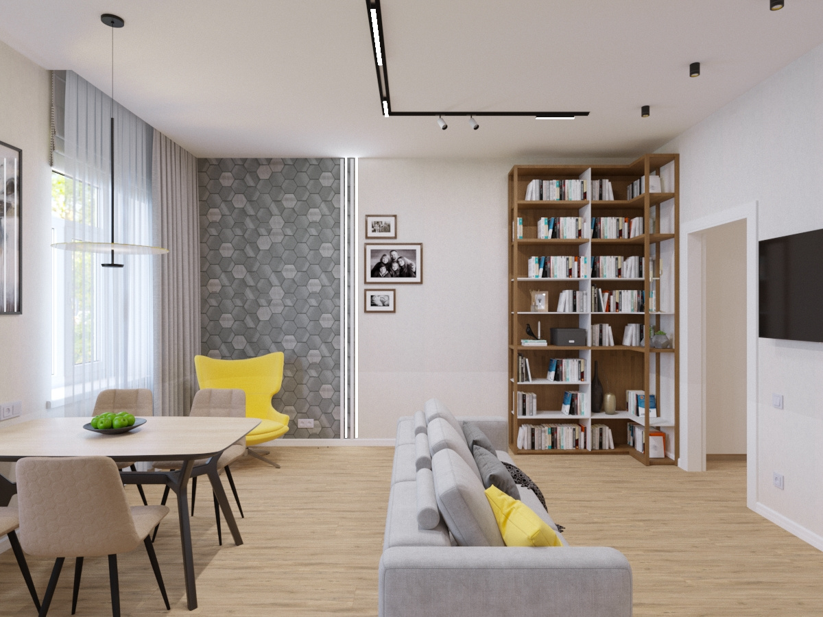 ЖК Да Винчи, квартира для молодой семьи с двумя детьми