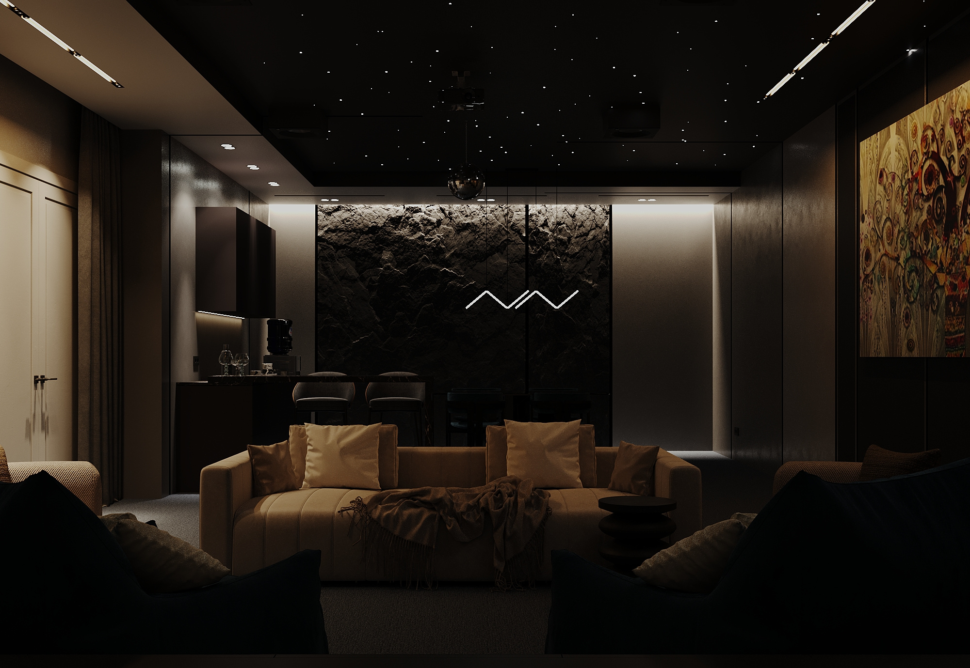 Дом в селе Сосновка, кинотеатр