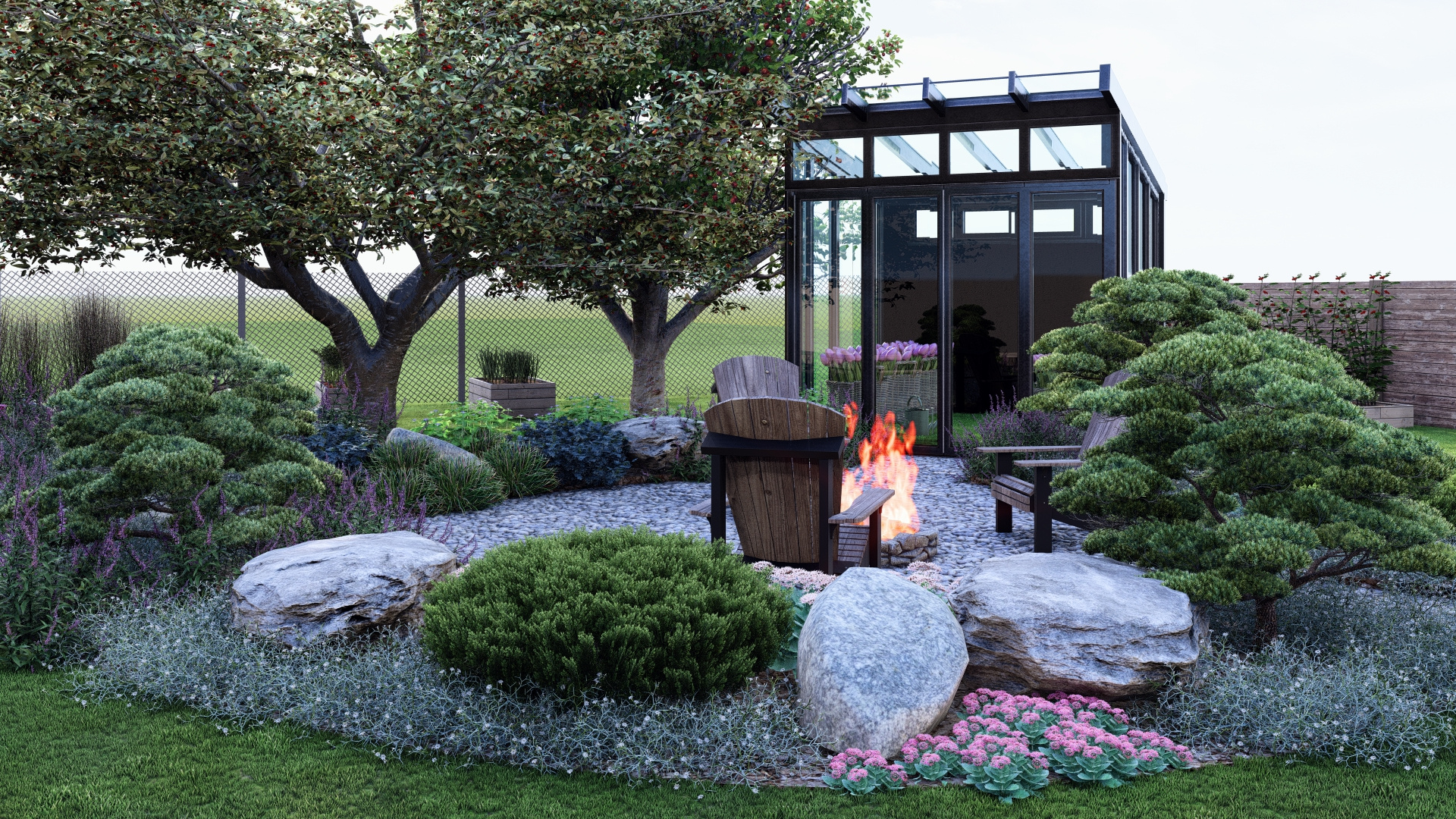 Обложка проекта: ПРЕДГОРНЫЙ ПЕЙЗАЖ