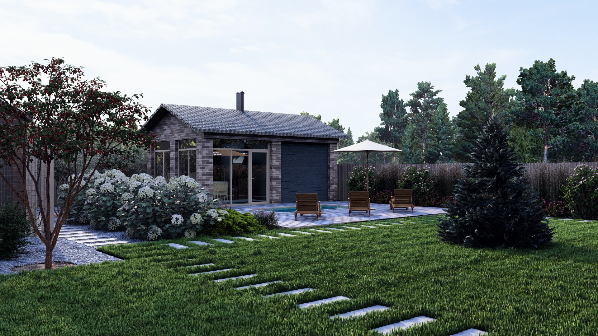 Обложка проекта: ЦВЕТУЩИЙ САД