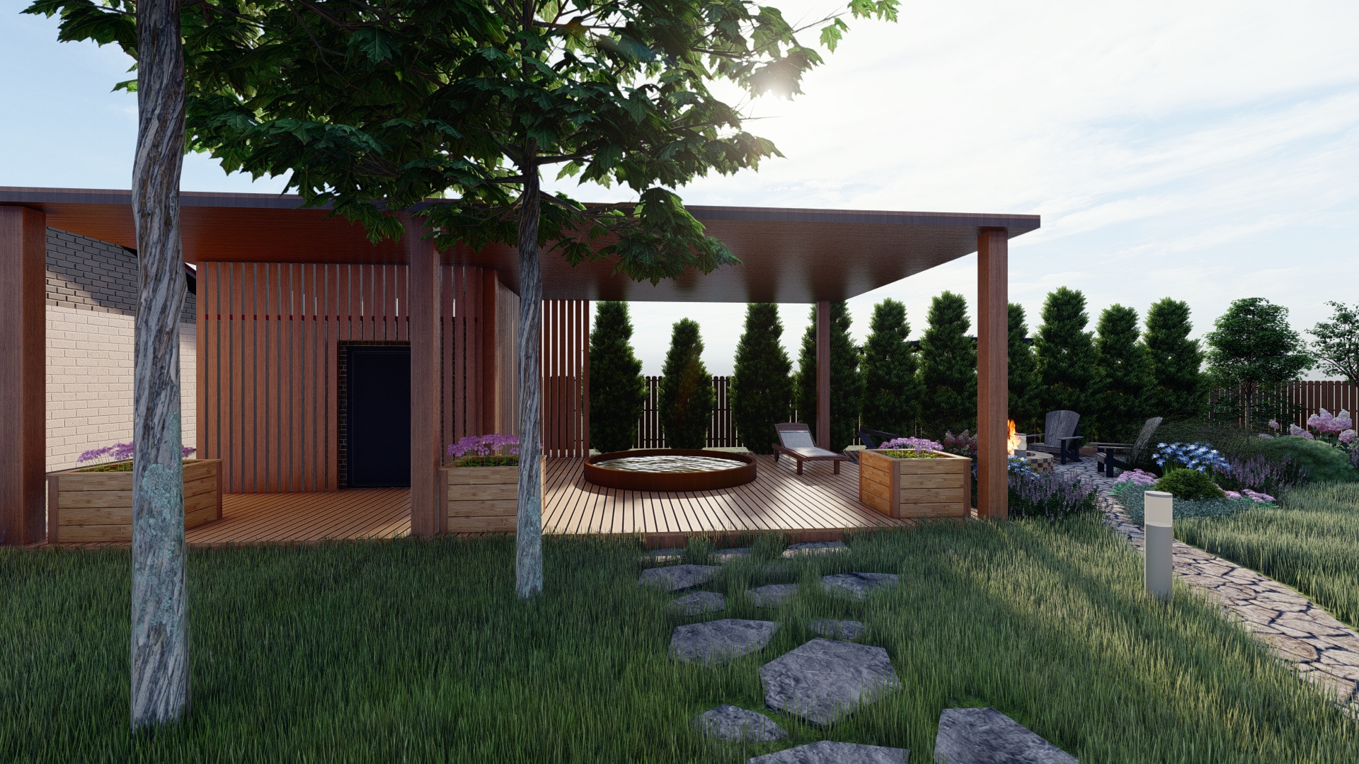 ПОД СЕНЬЮ КЛЁНОВ