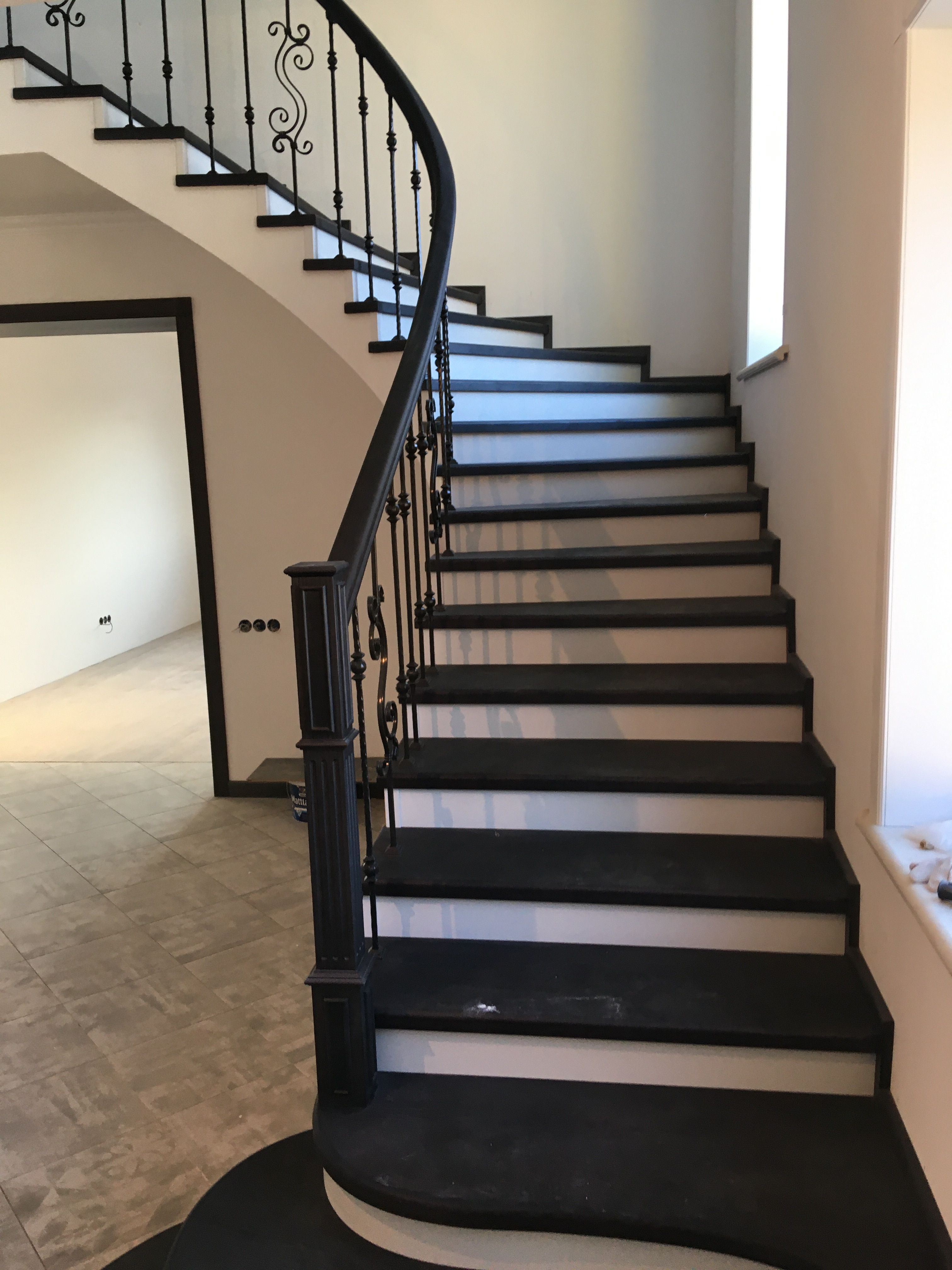 Обложка проекта: Бетонная лестница с изгибом Рузаевка