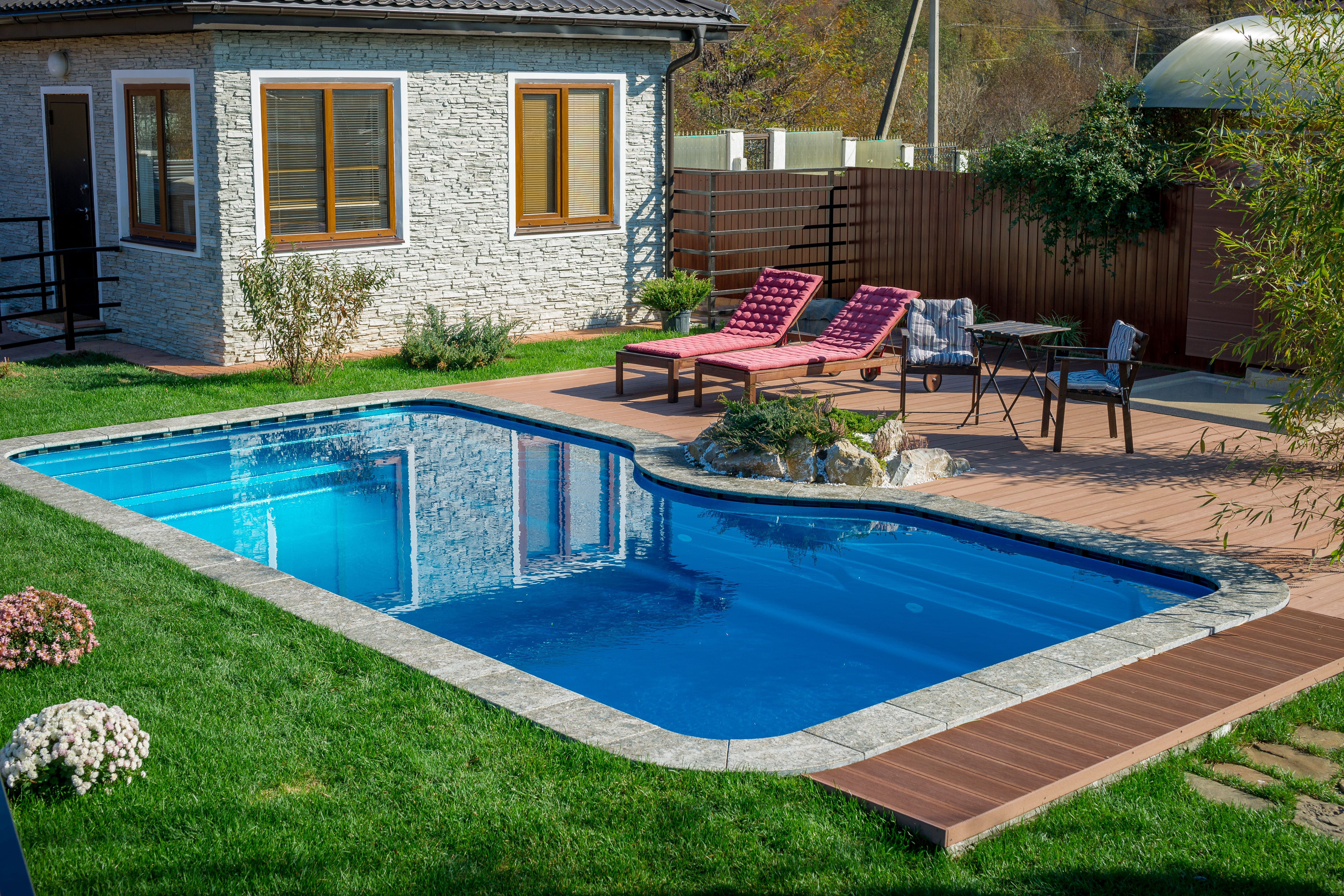 Композитный бассейн "Авиньон" в цвете "Стратосфера"