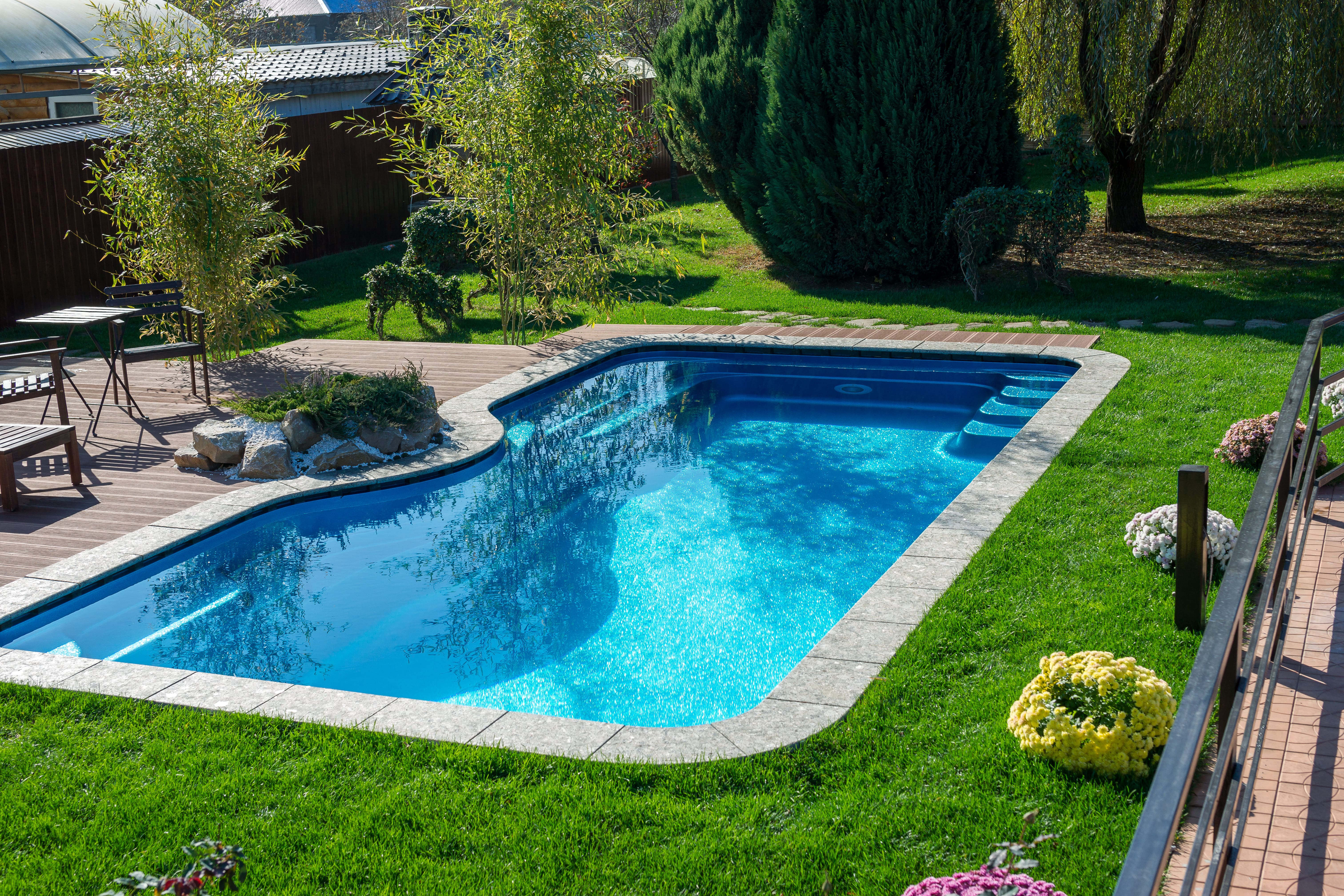 Композитный бассейн "Авиньон" в цвете "Стратосфера"