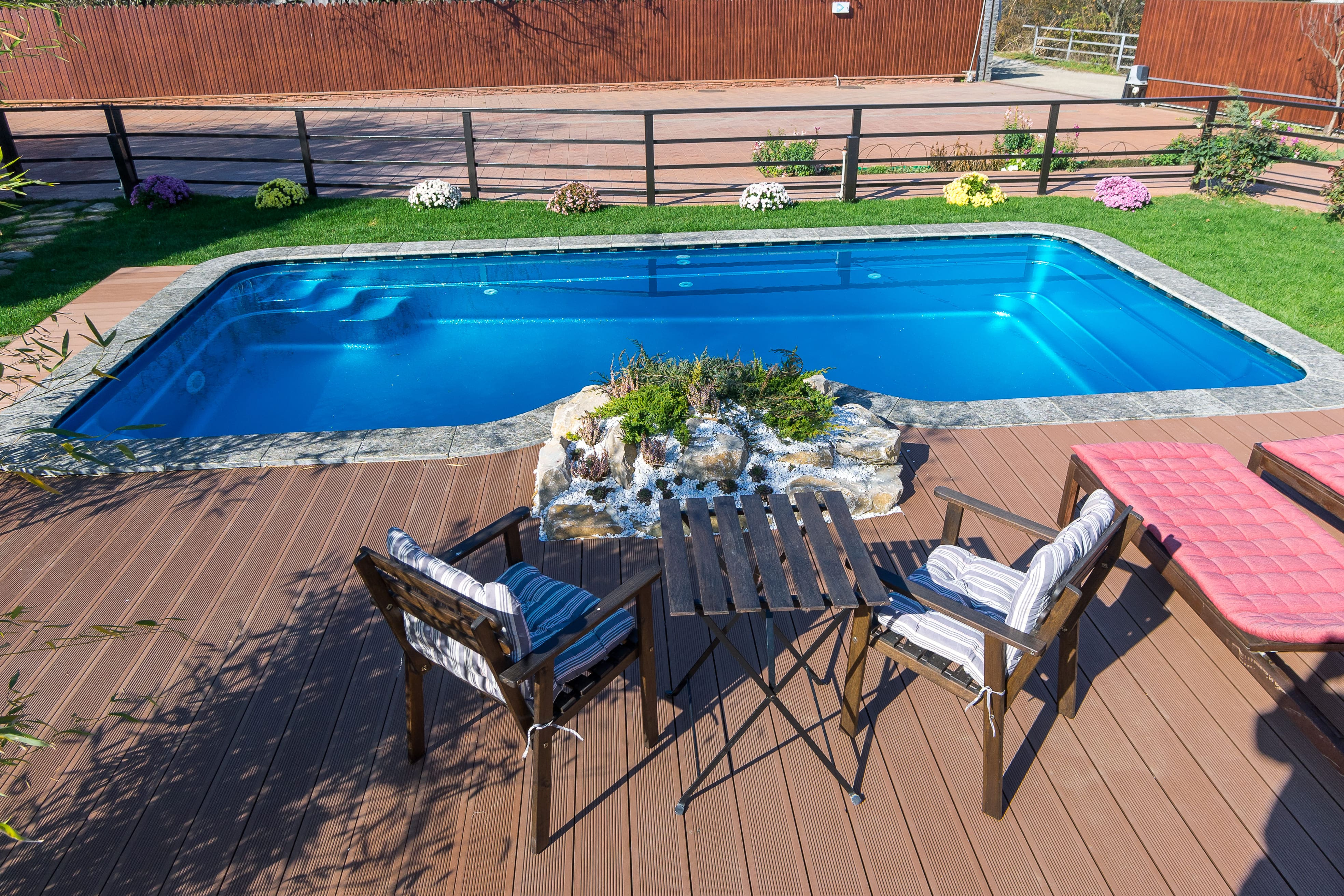 Композитный бассейн "Авиньон" в цвете "Стратосфера"