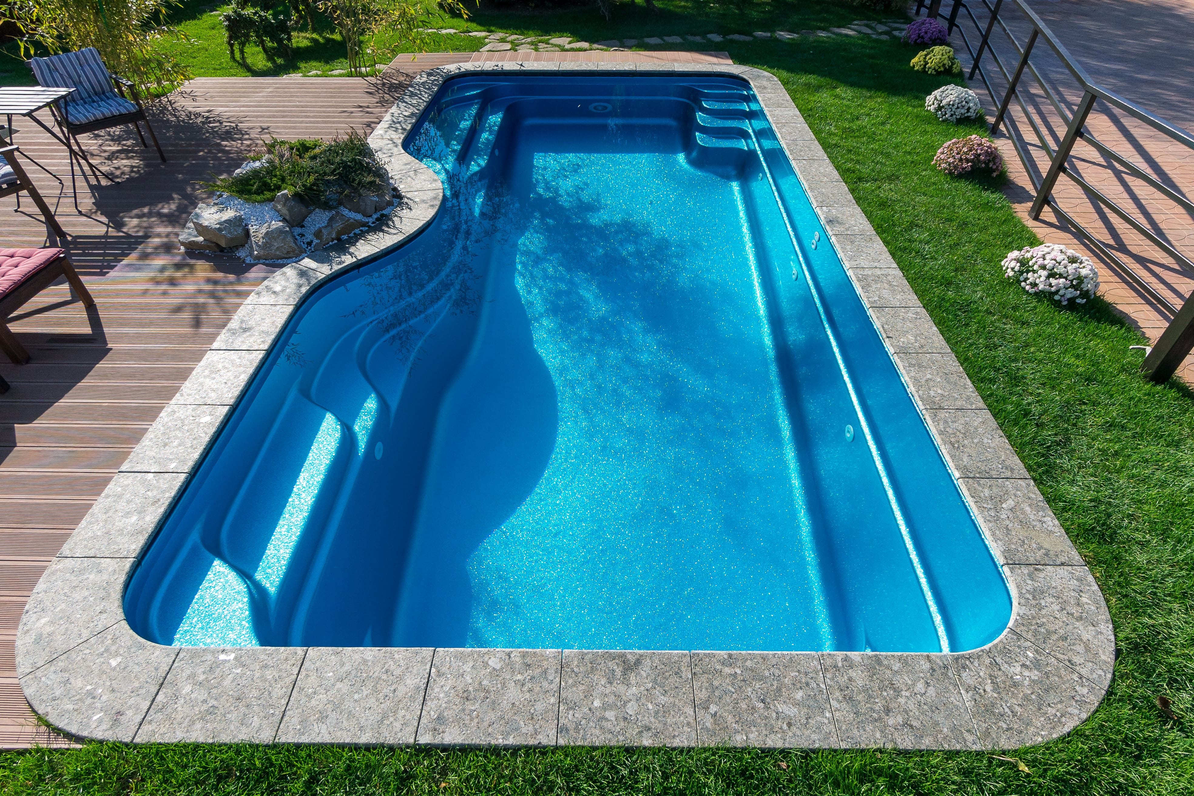 Композитный бассейн "Авиньон" в цвете "Стратосфера"