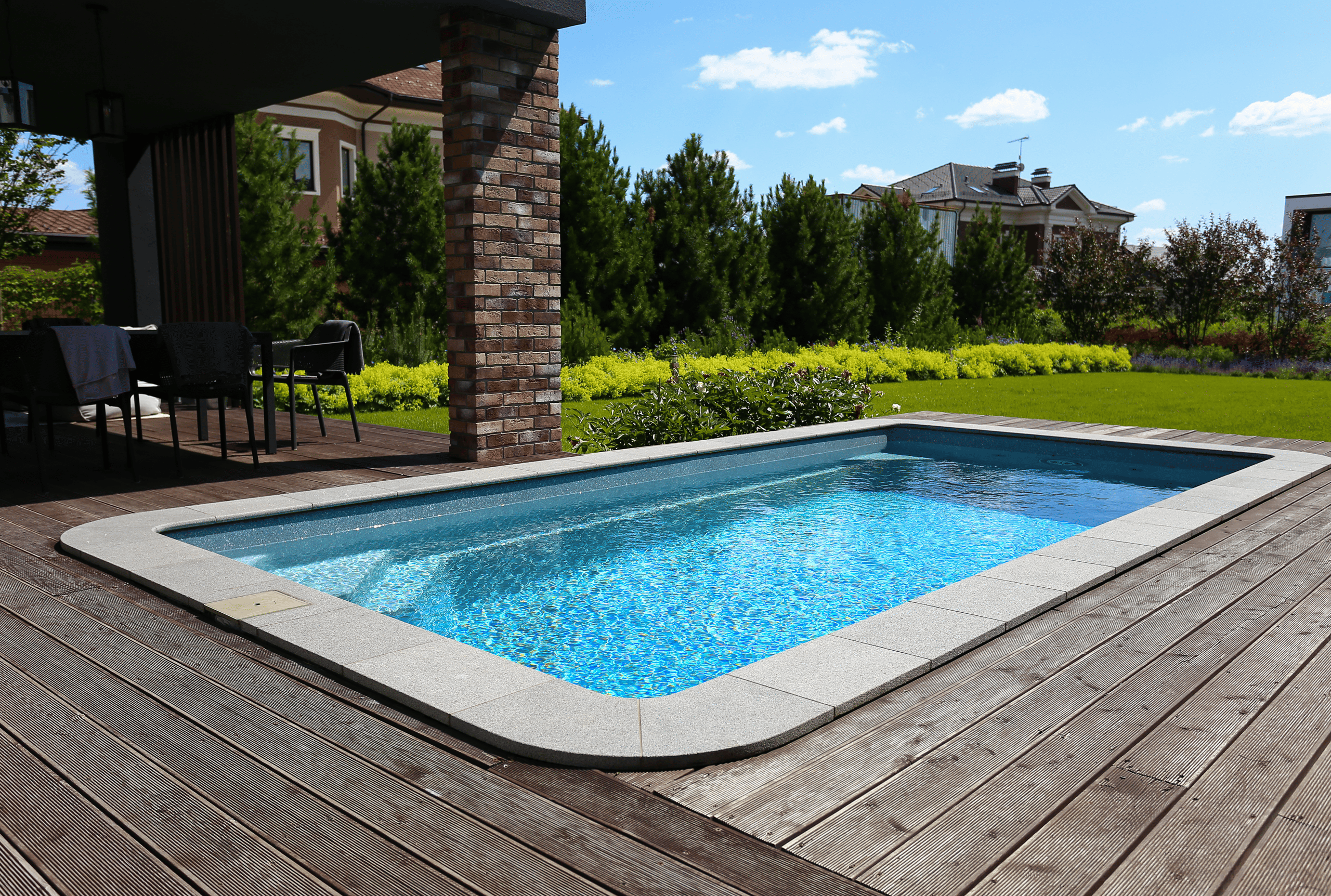 Композитный бассейн «Кан»  в цвете «Мунлайт»