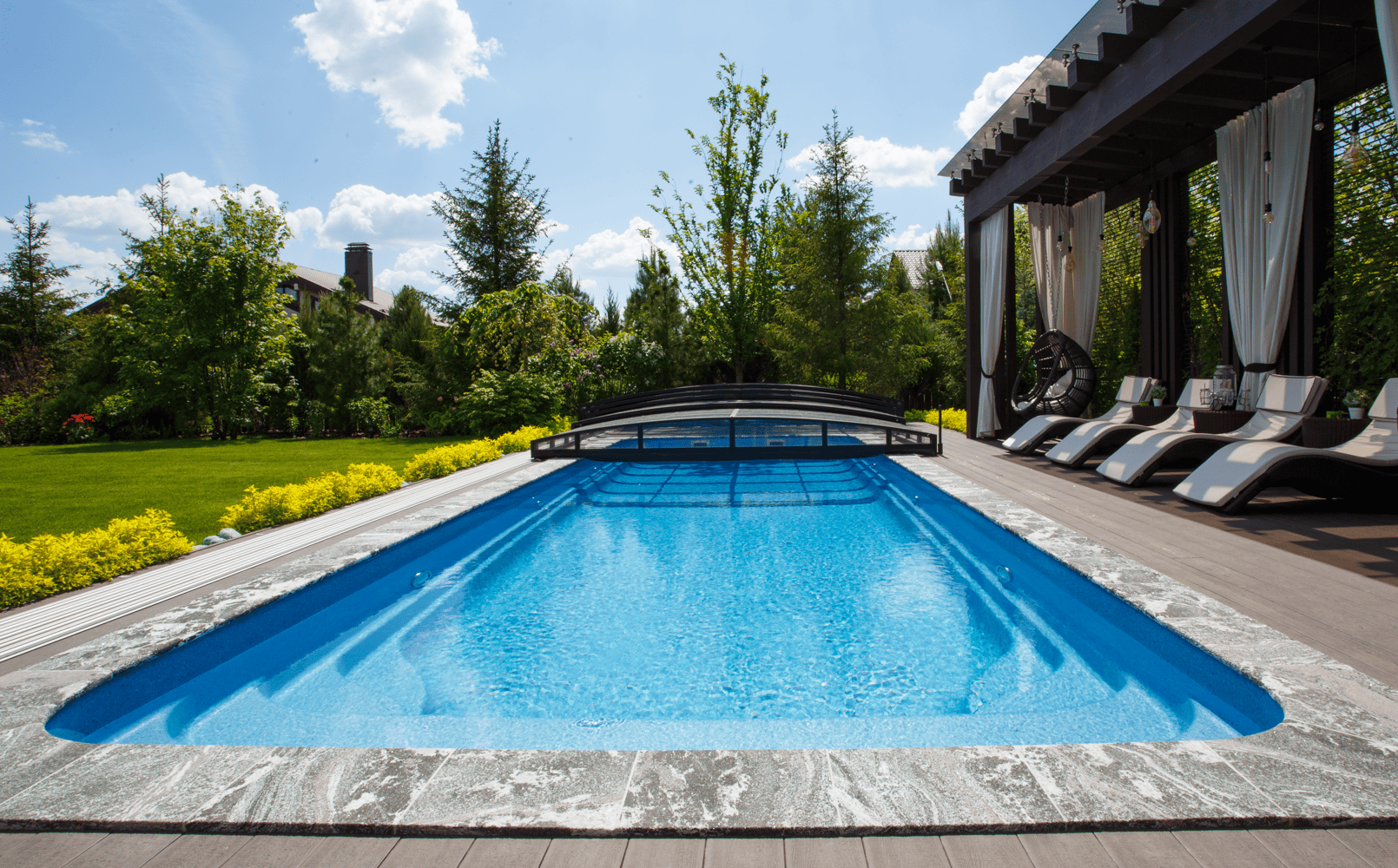 Композитный бассейн «Дижон» в цвете «Морайра»