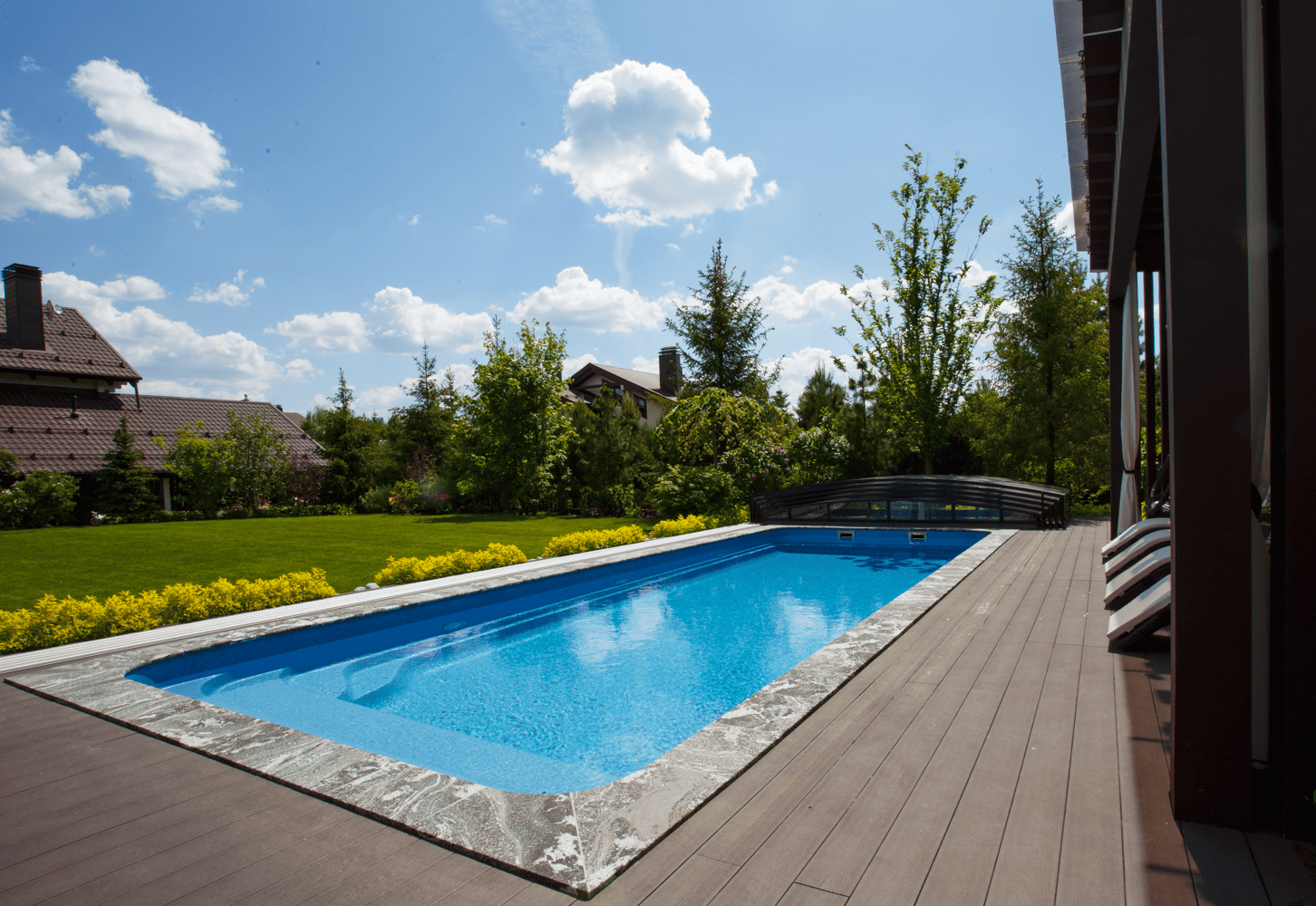 Композитный бассейн «Дижон» в цвете «Морайра»