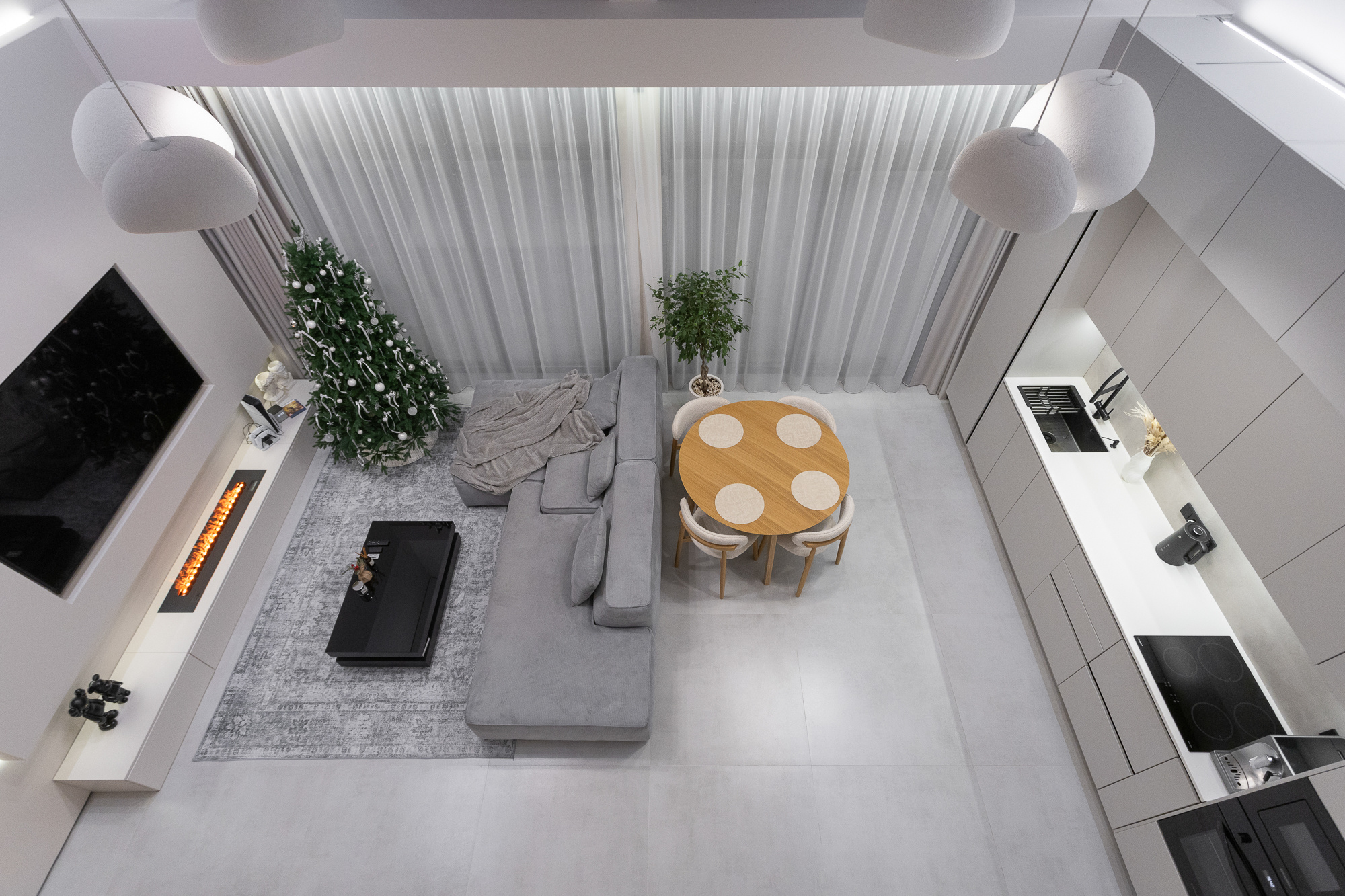 Съемка кухни в таунхаусе