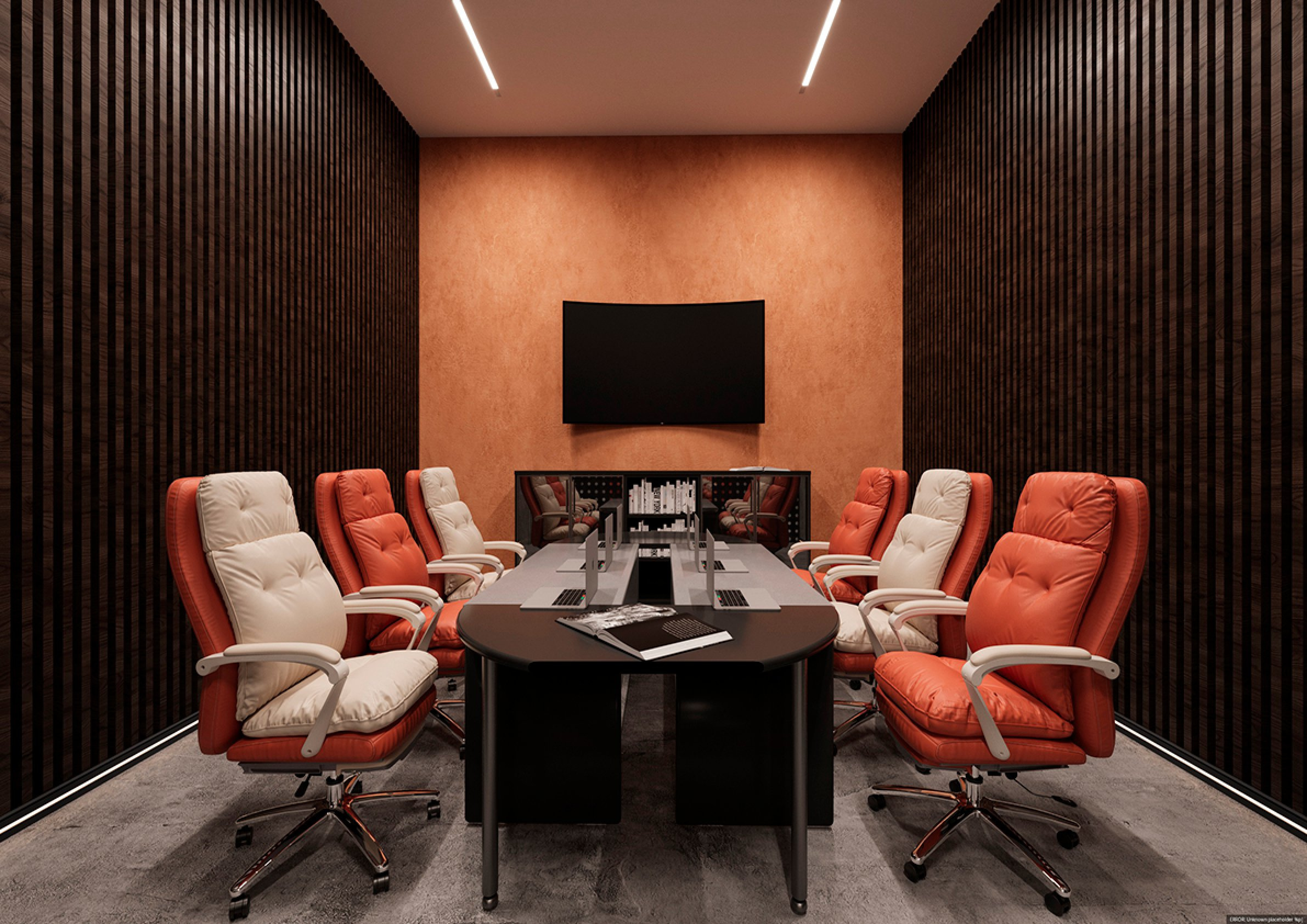 Темный современный грид-лофт