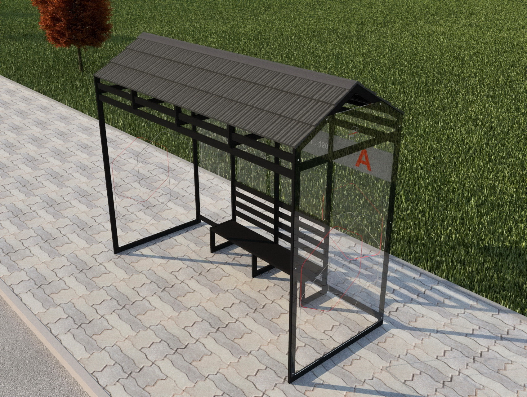 ОСТАНОВКА и СКАМЕЙКА