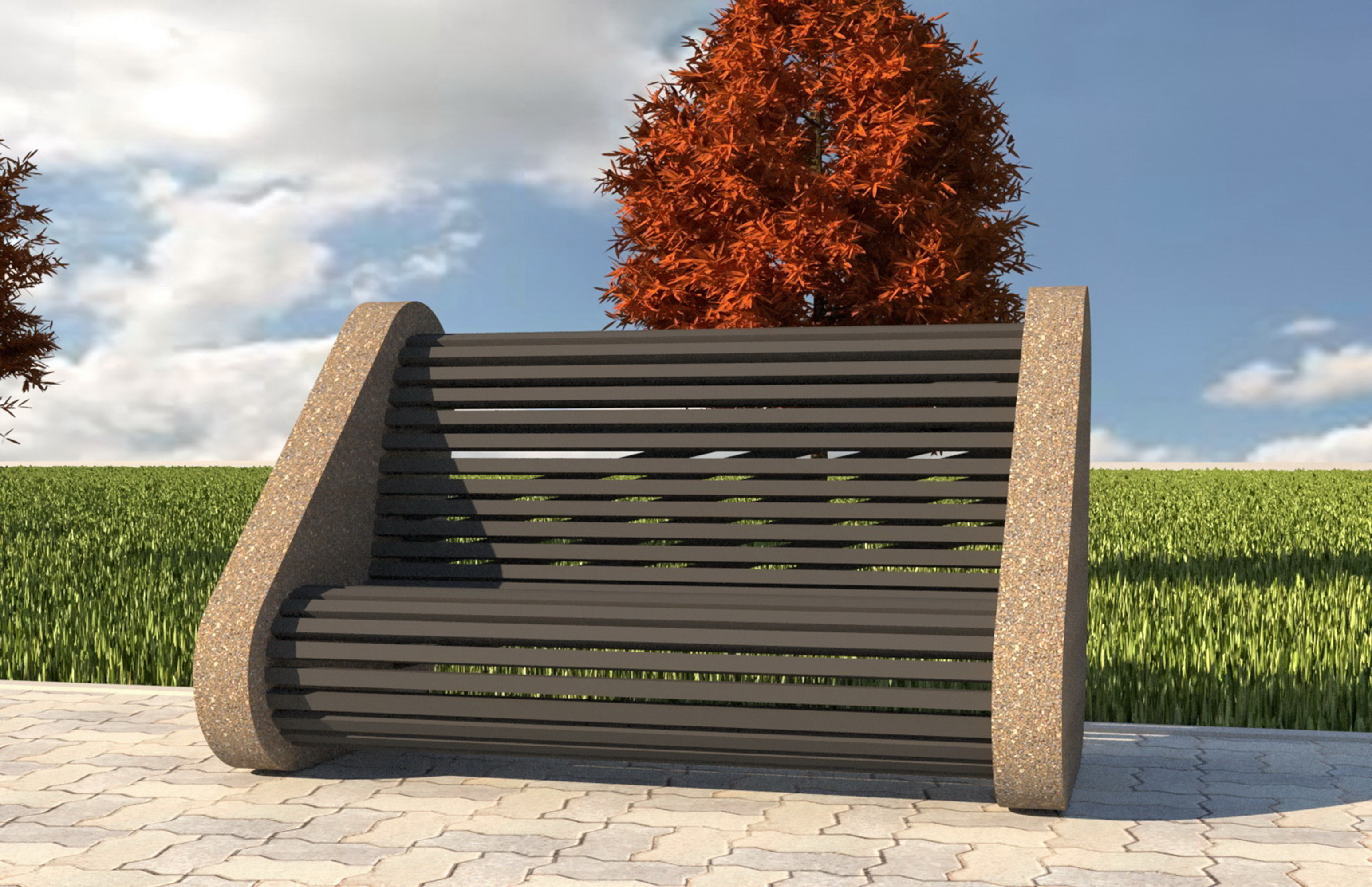 ОСТАНОВКА и СКАМЕЙКА