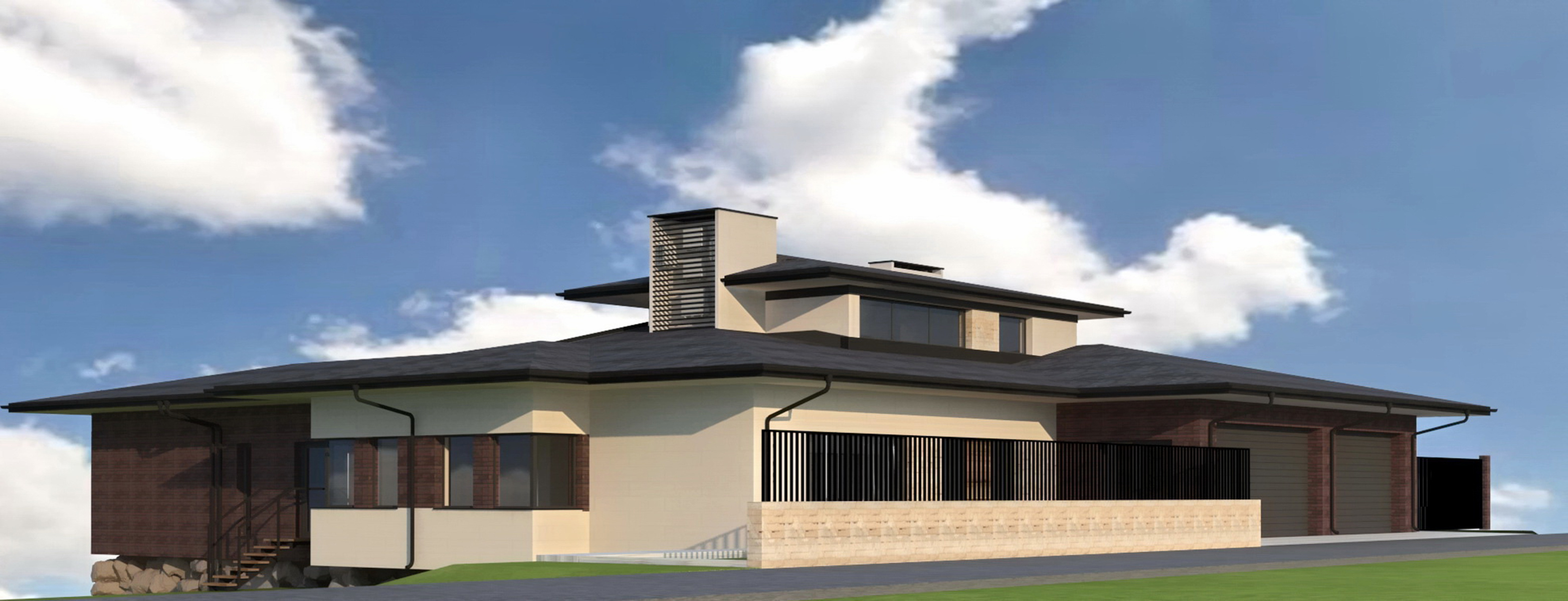 ЗАГОРОДНЫЙ ДОМ С ПАТИО