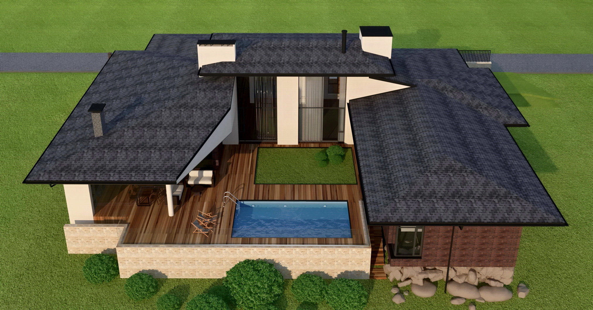 ЗАГОРОДНЫЙ ДОМ С ПАТИО