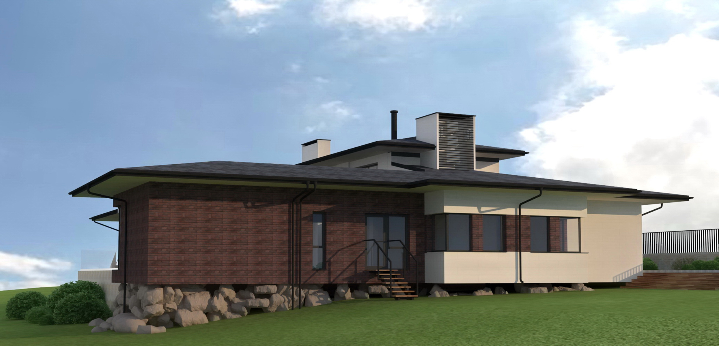 ЗАГОРОДНЫЙ ДОМ С ПАТИО