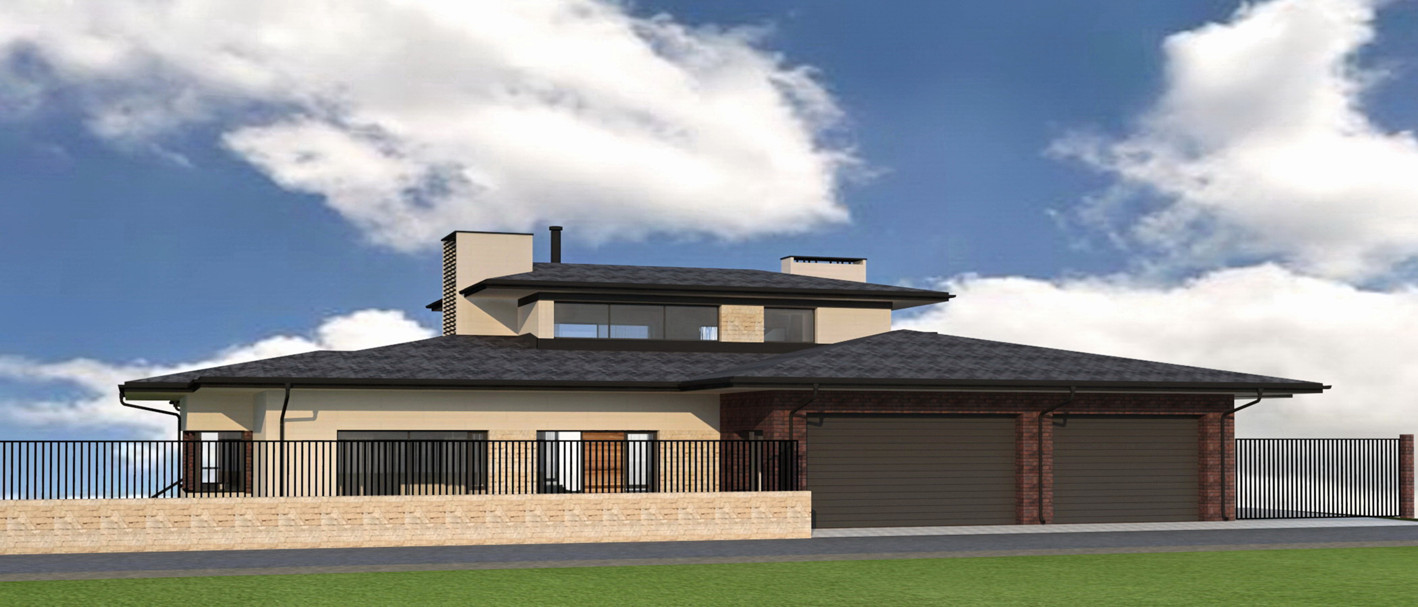 ЗАГОРОДНЫЙ ДОМ С ПАТИО