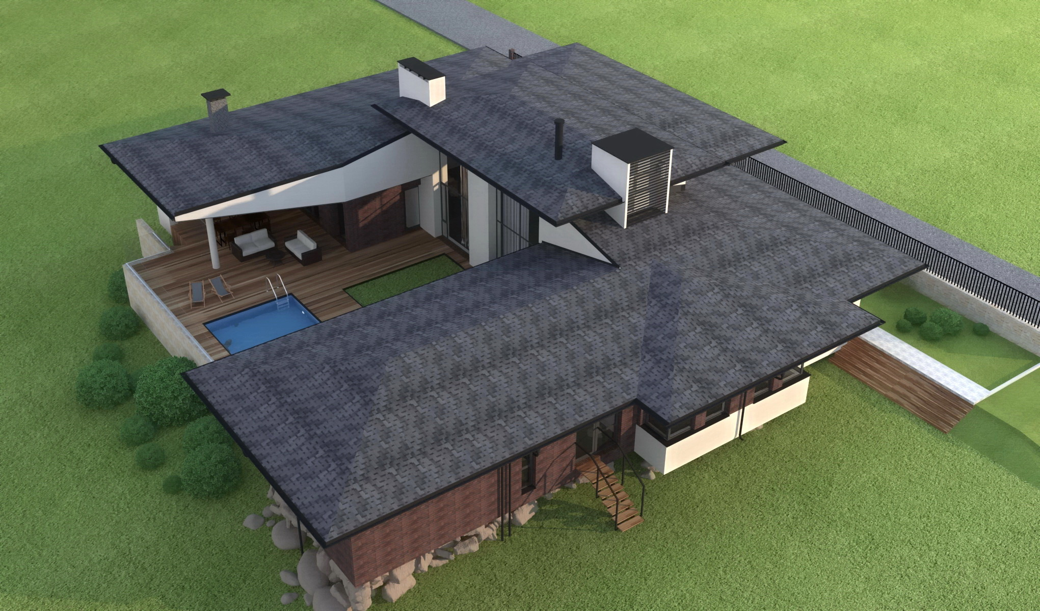 ЗАГОРОДНЫЙ ДОМ С ПАТИО