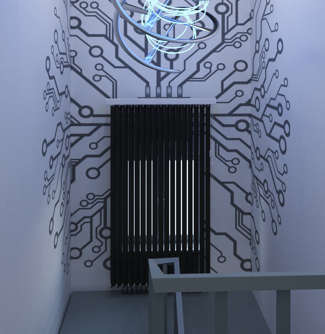 Обложка проекта: коридоры ЦОД