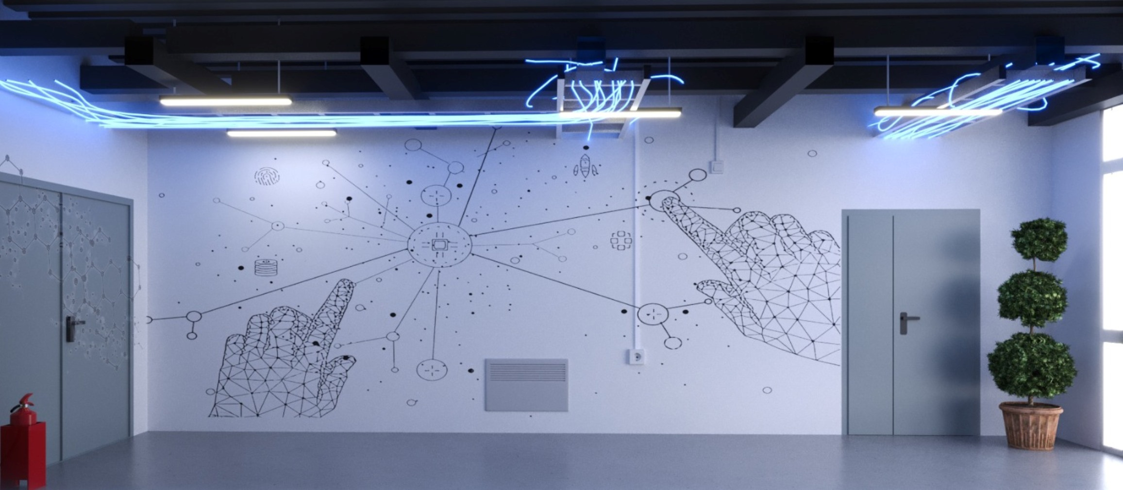 коридоры ЦОД