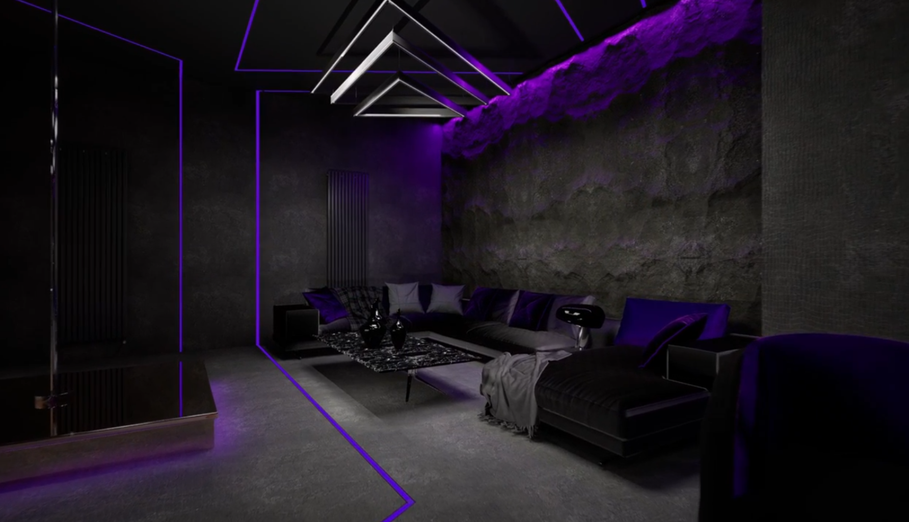 Дискобар и кинотеатр в подвальном помещении