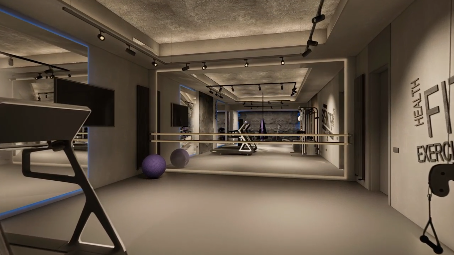 Подвал развлечений в загородном особняке