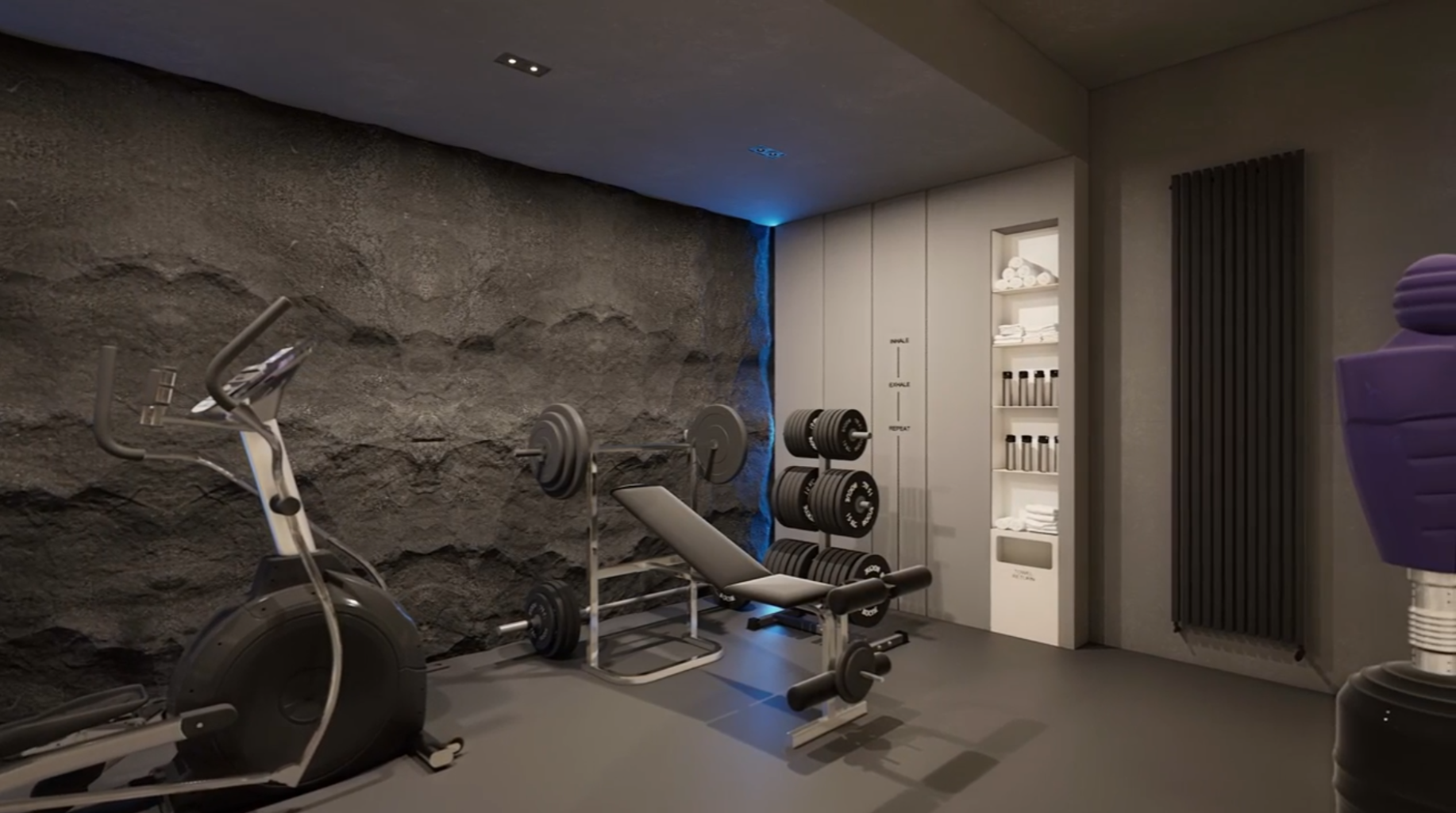 Подвал развлечений в загородном особняке