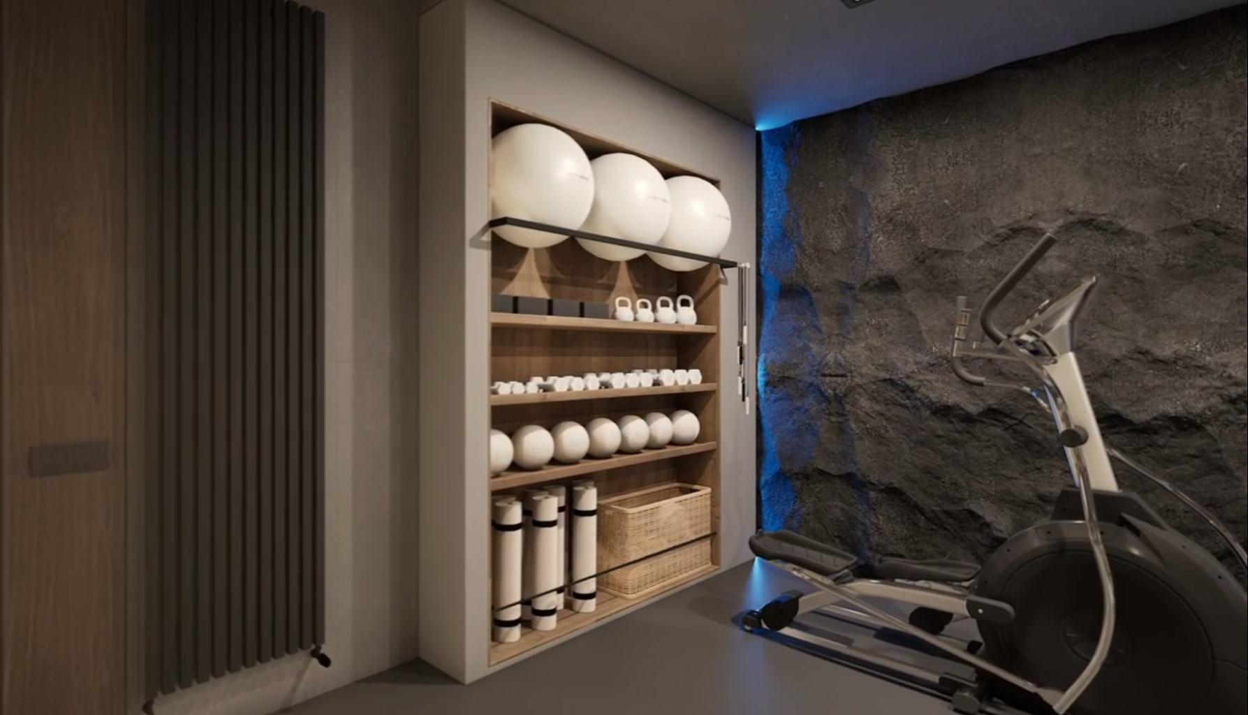 Подвал развлечений в загородном особняке