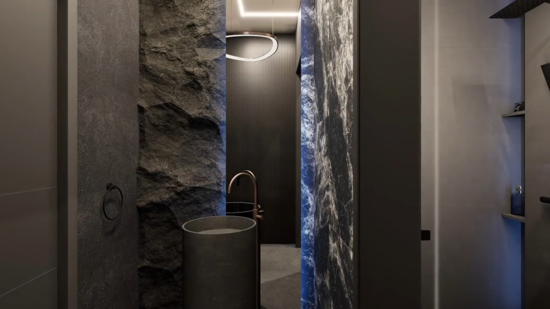 Дискобар и кинотеатр в подвальном помещении в особняке 2300 кв м