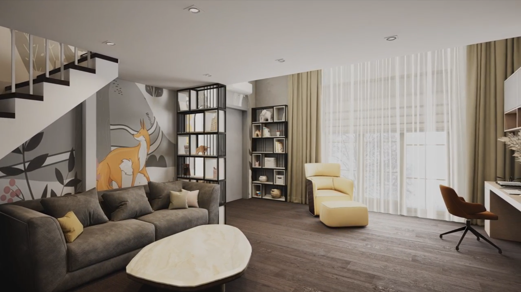 Второй этаж особняка 2300 кв м в дер. Поздняково