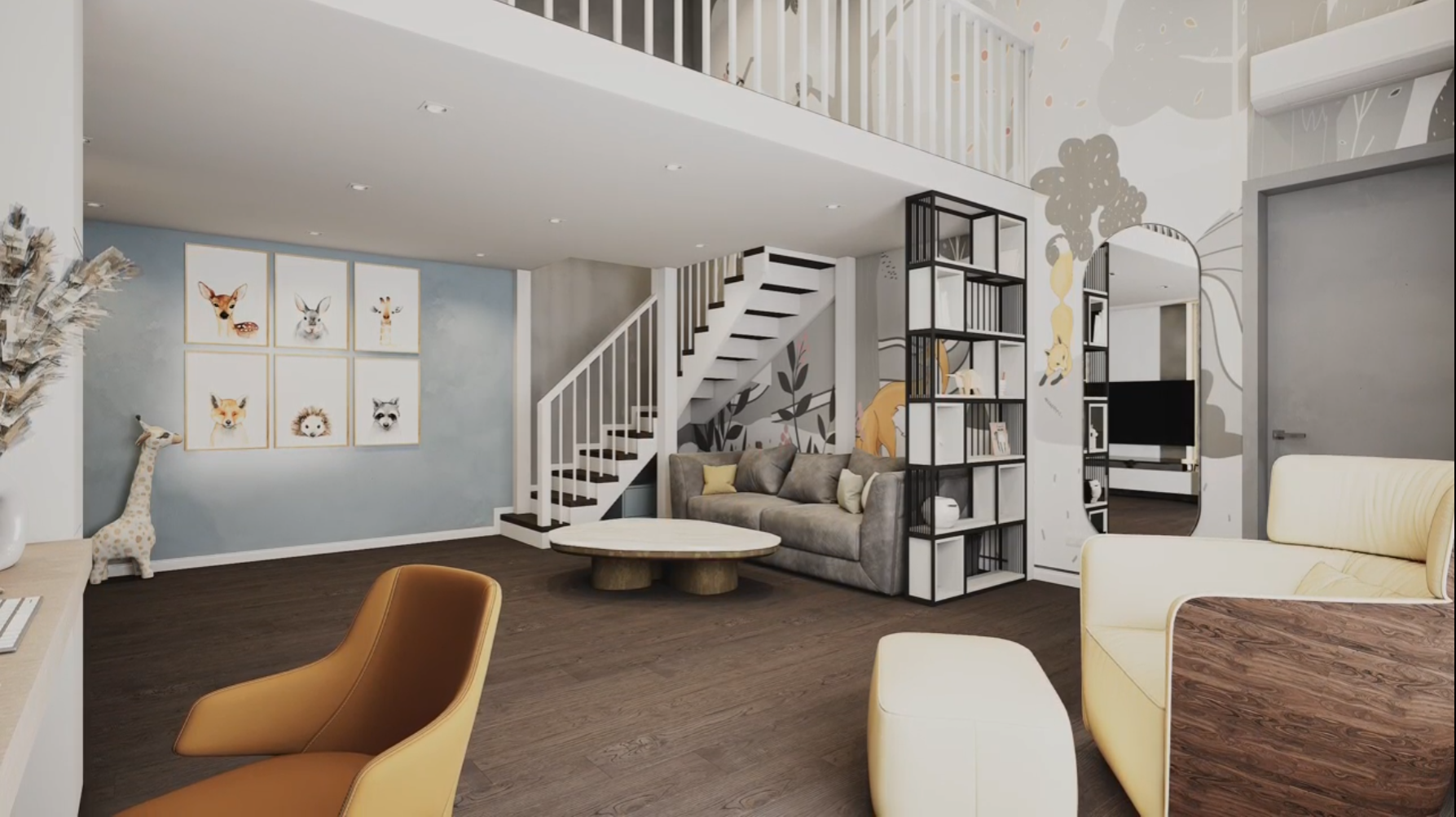 Второй этаж особняка 2300 кв м в дер. Поздняково