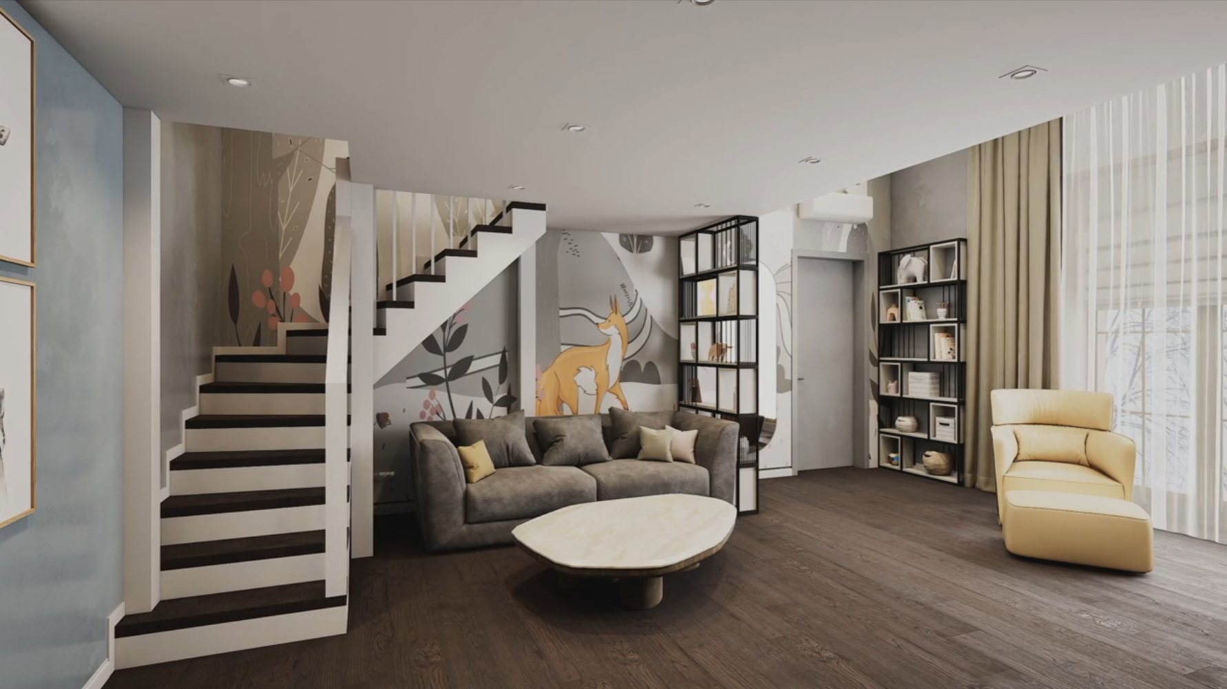 Второй этаж особняка 2300 кв м в дер. Поздняково