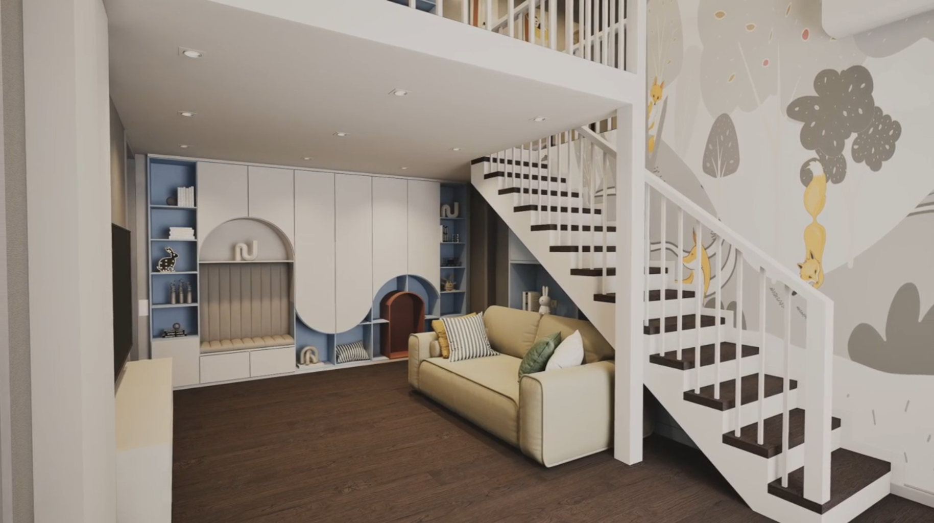 Второй этаж особняка 2300 кв м в дер. Поздняково