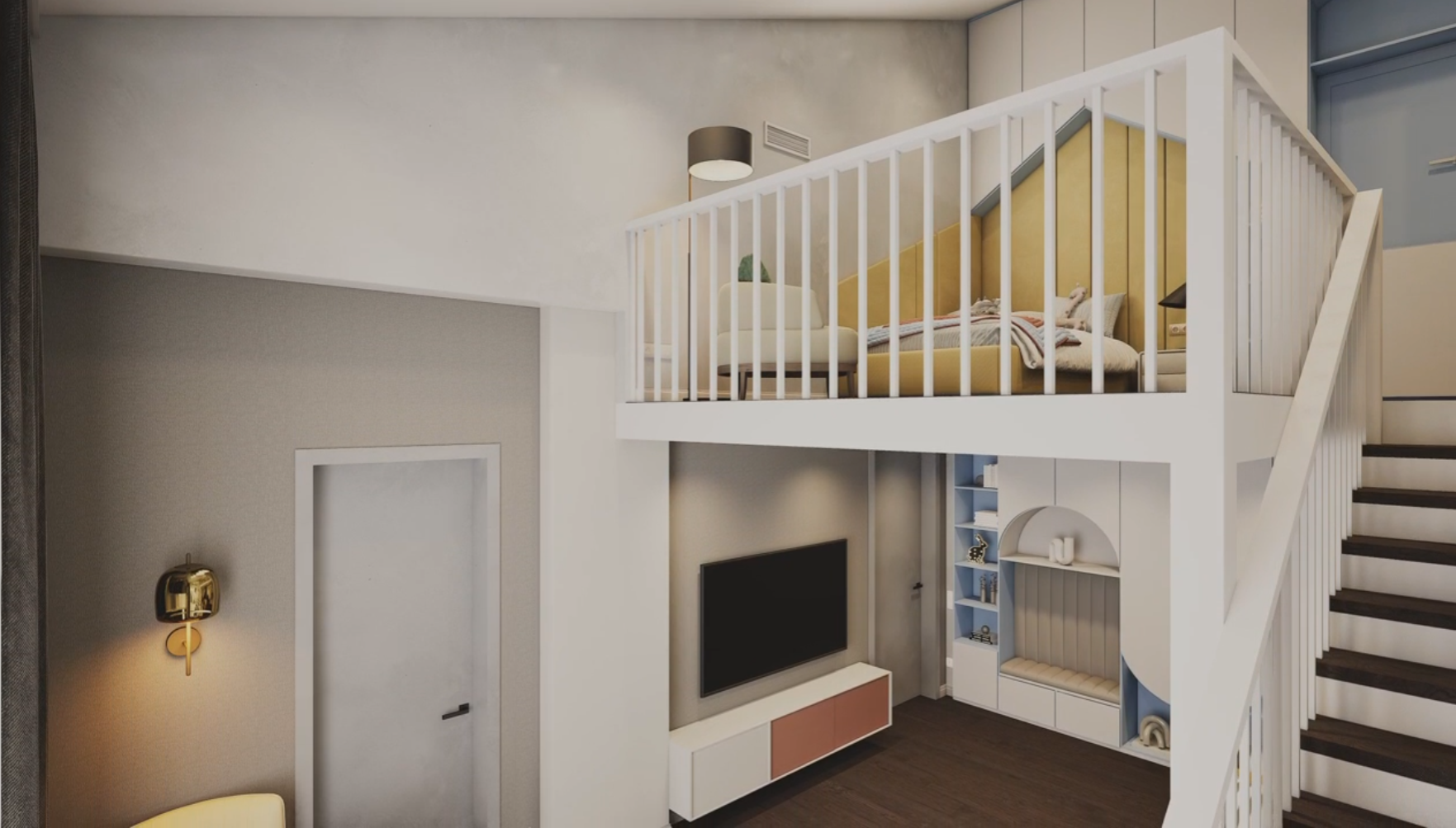 Второй этаж особняка 2300 кв м в дер. Поздняково