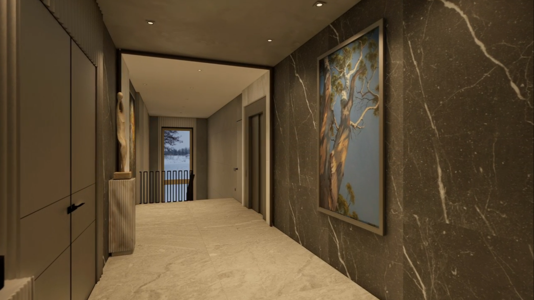 Второй этаж особняка 2300 кв м в дер. Поздняково