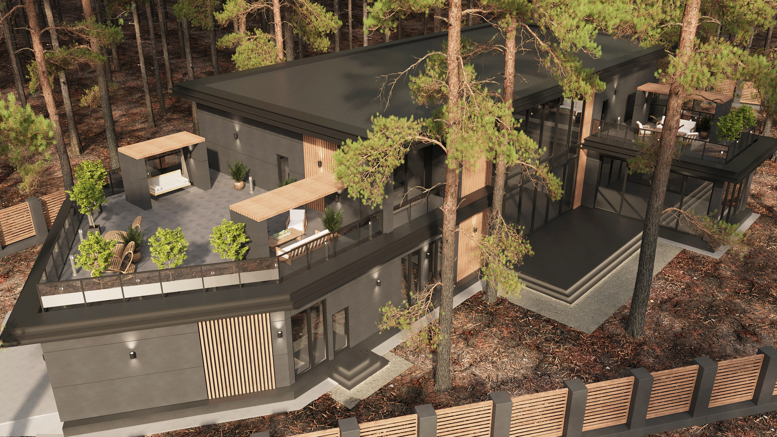 Экстерьер загородного дома в п. Репино