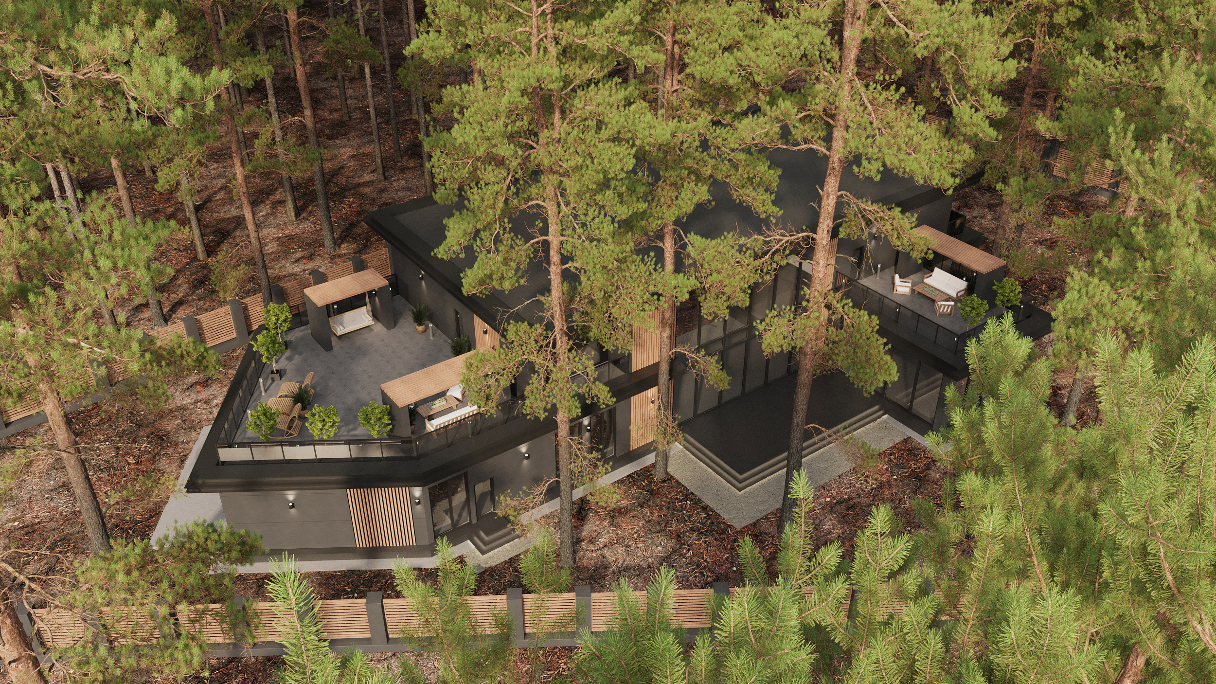 Экстерьер загородного дома в п. Репино