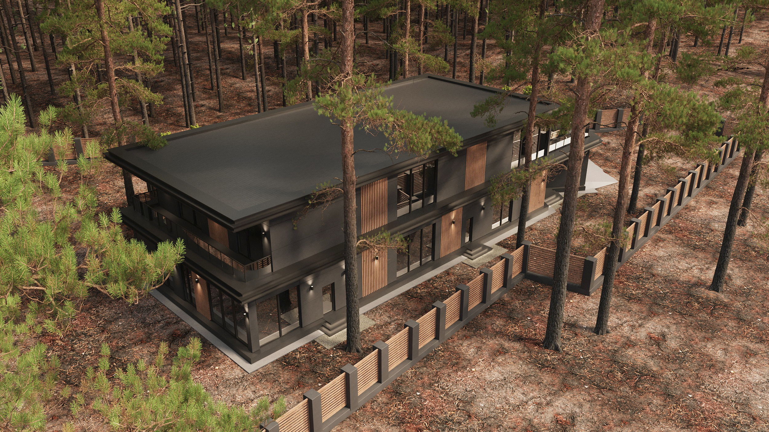 Экстерьер загородного дома в п. Репино