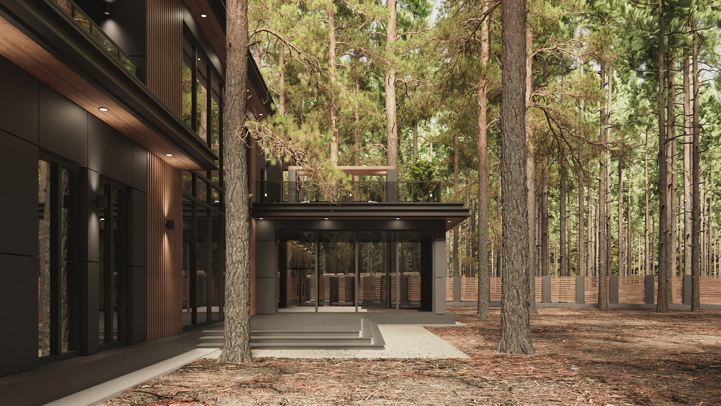 Экстерьер загородного дома в п. Репино