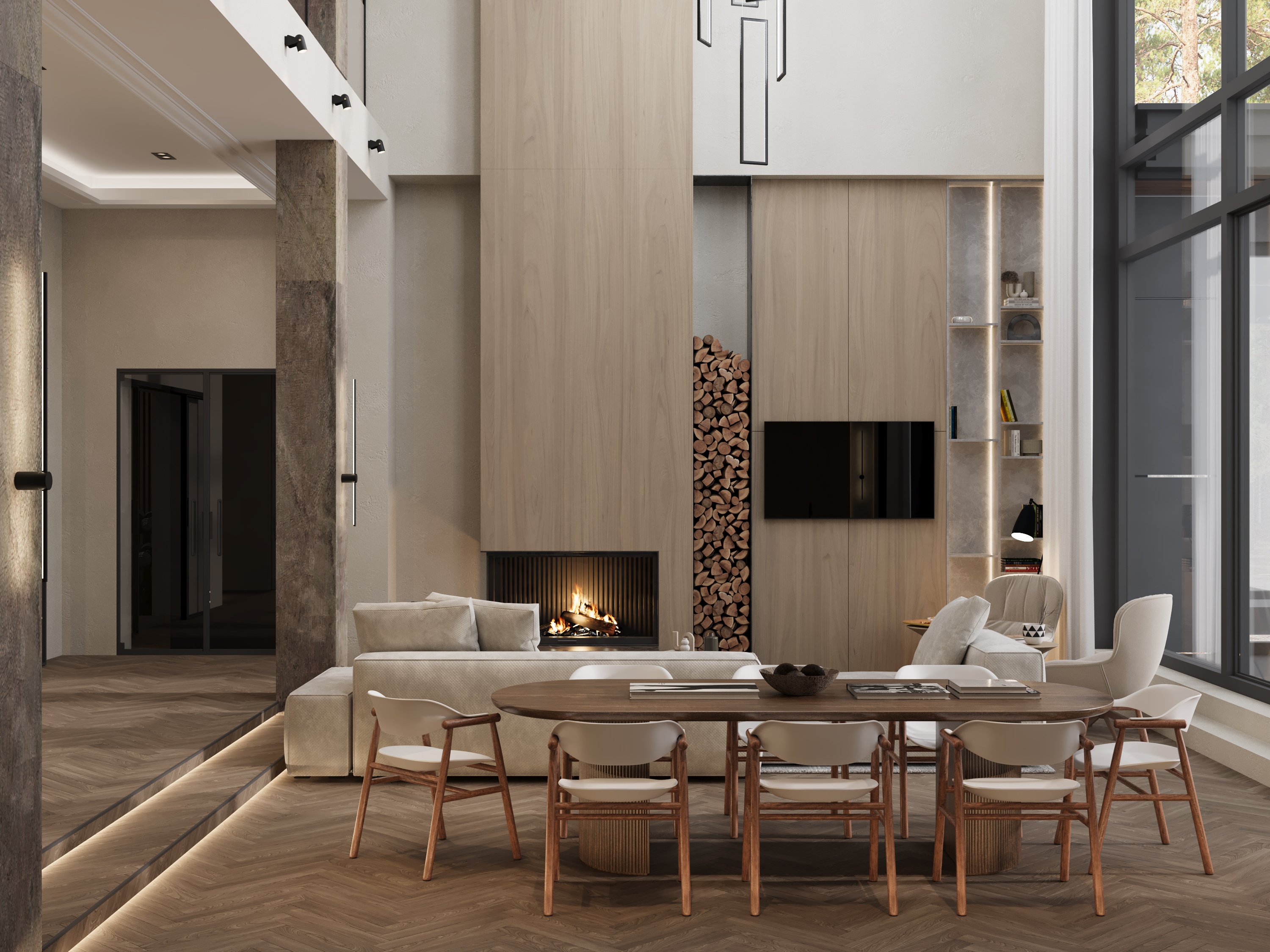 Обложка проекта: Интерьер загородного дома в п. Репино