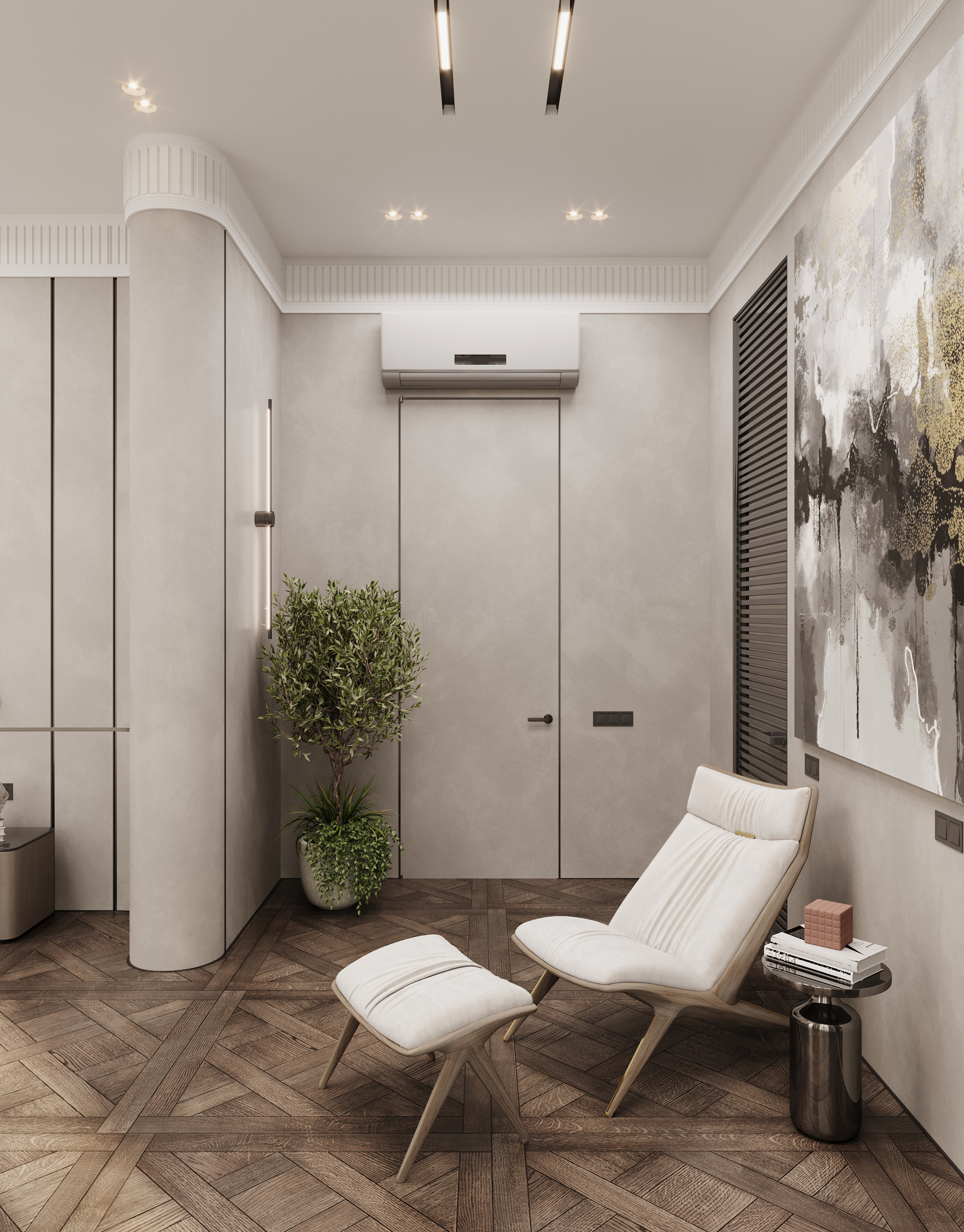 Интерьер загородного дома в п. Репино