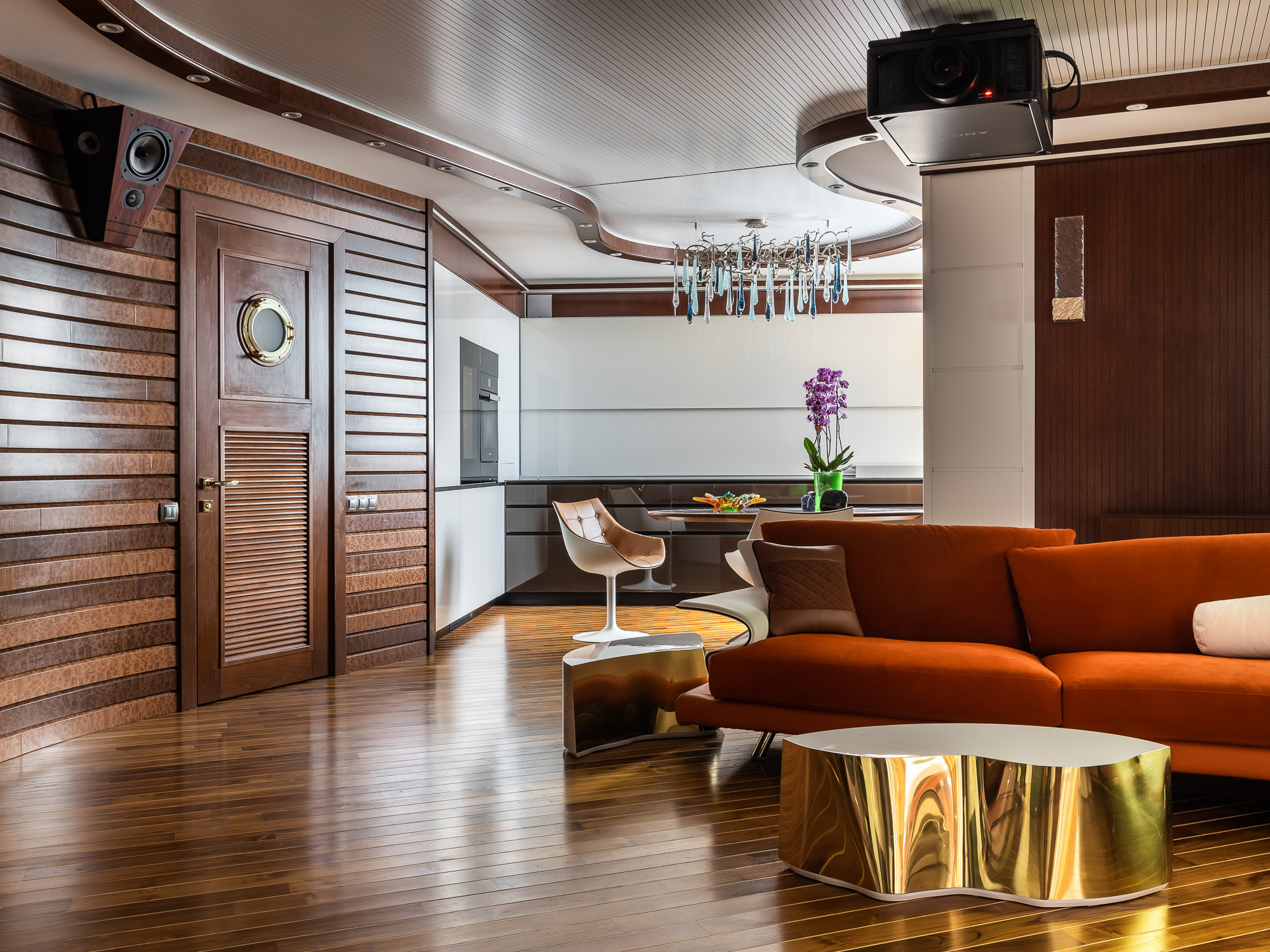 Отделка интерьера в яхтенном стиле