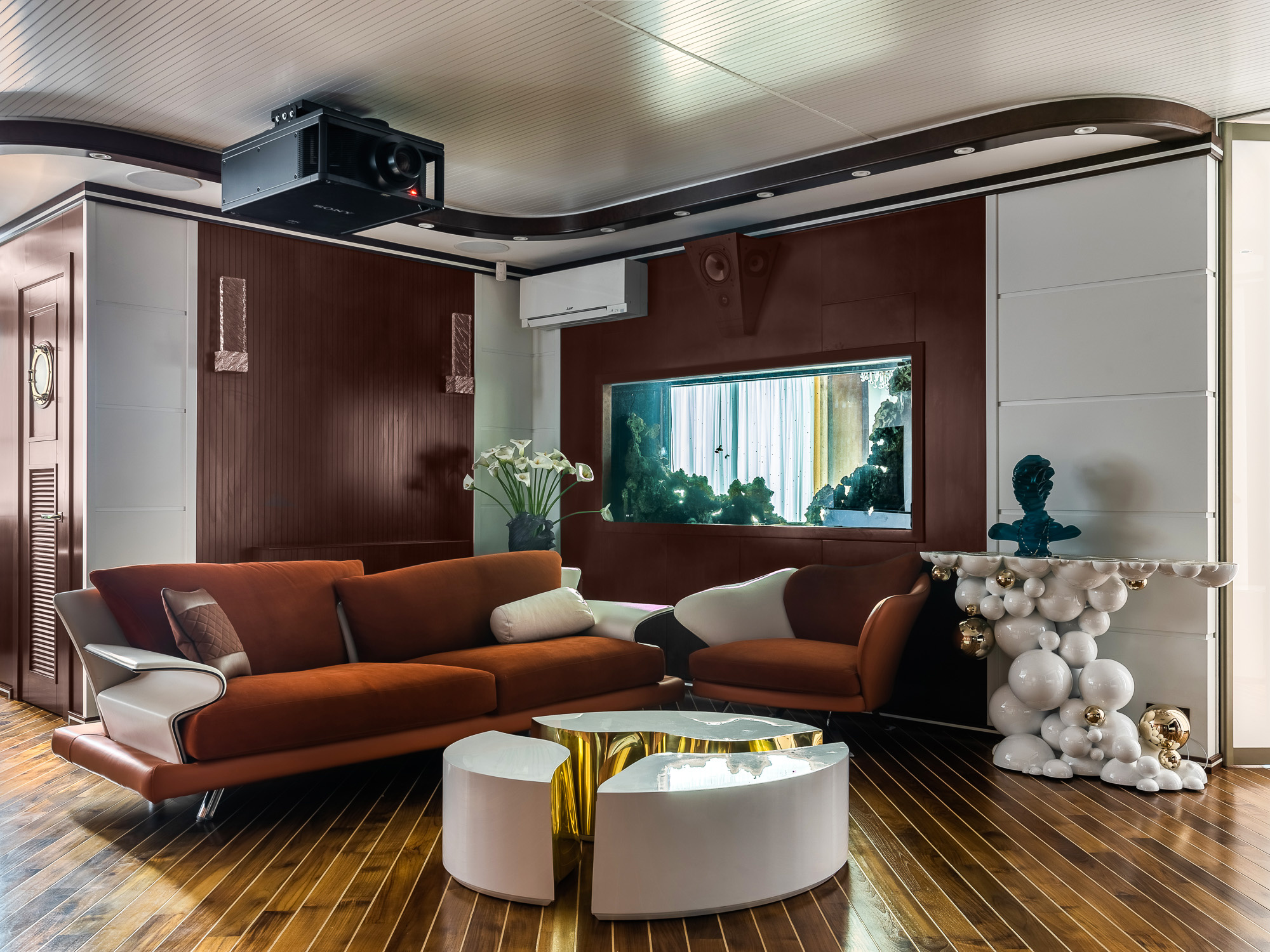 Отделка интерьера в яхтенном стиле