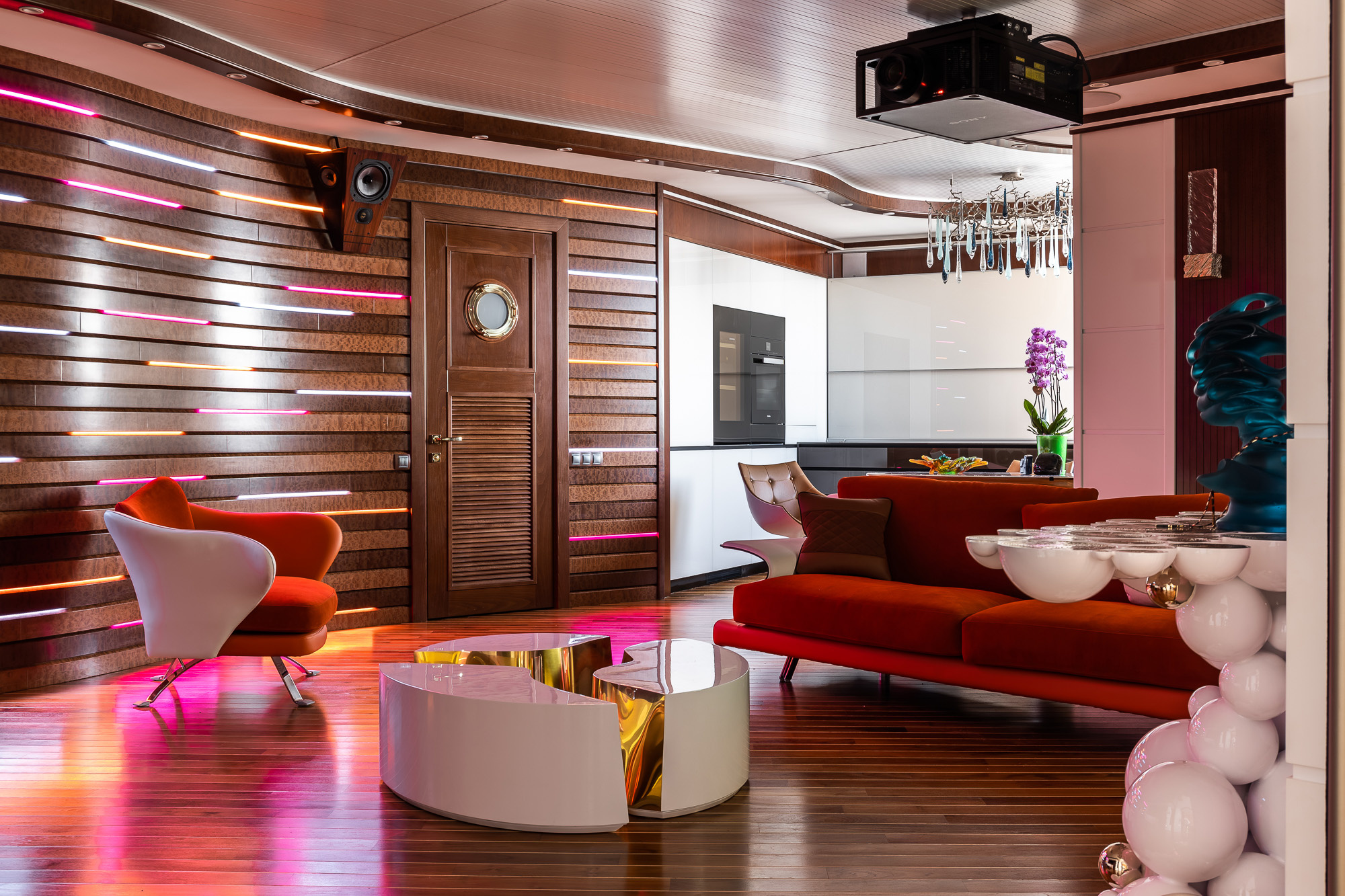 Отделка интерьера в яхтенном стиле