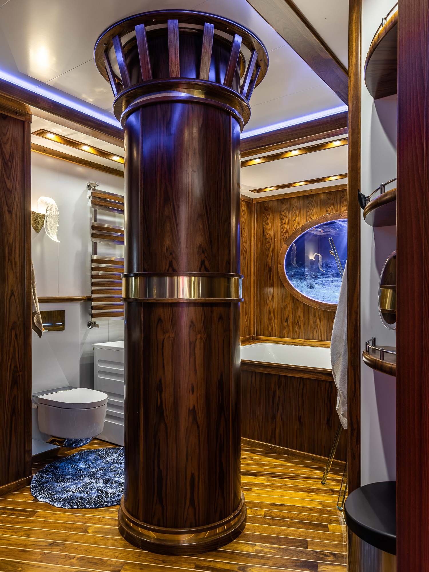 Отделка интерьера в яхтенном стиле