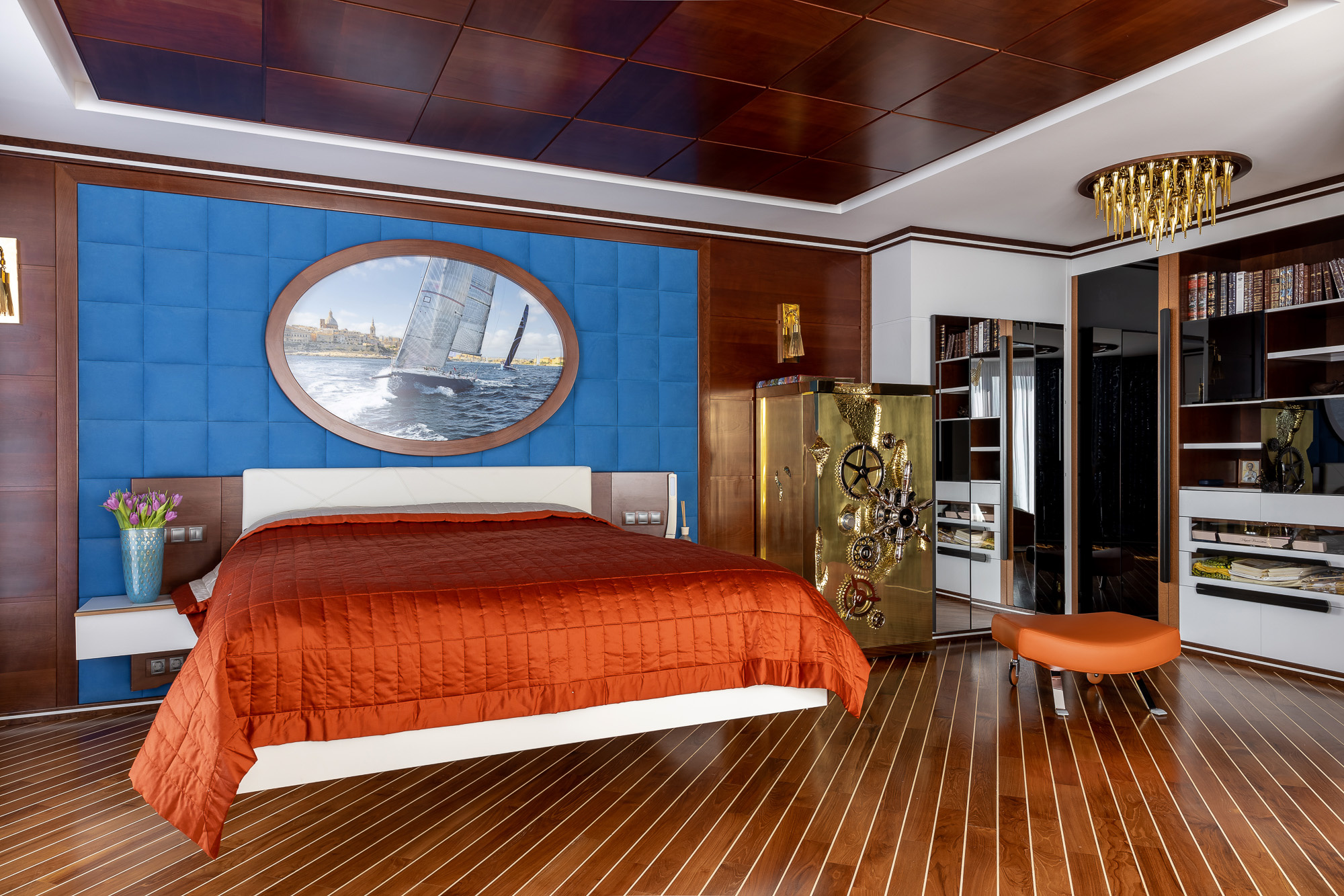 Отделка интерьера в яхтенном стиле