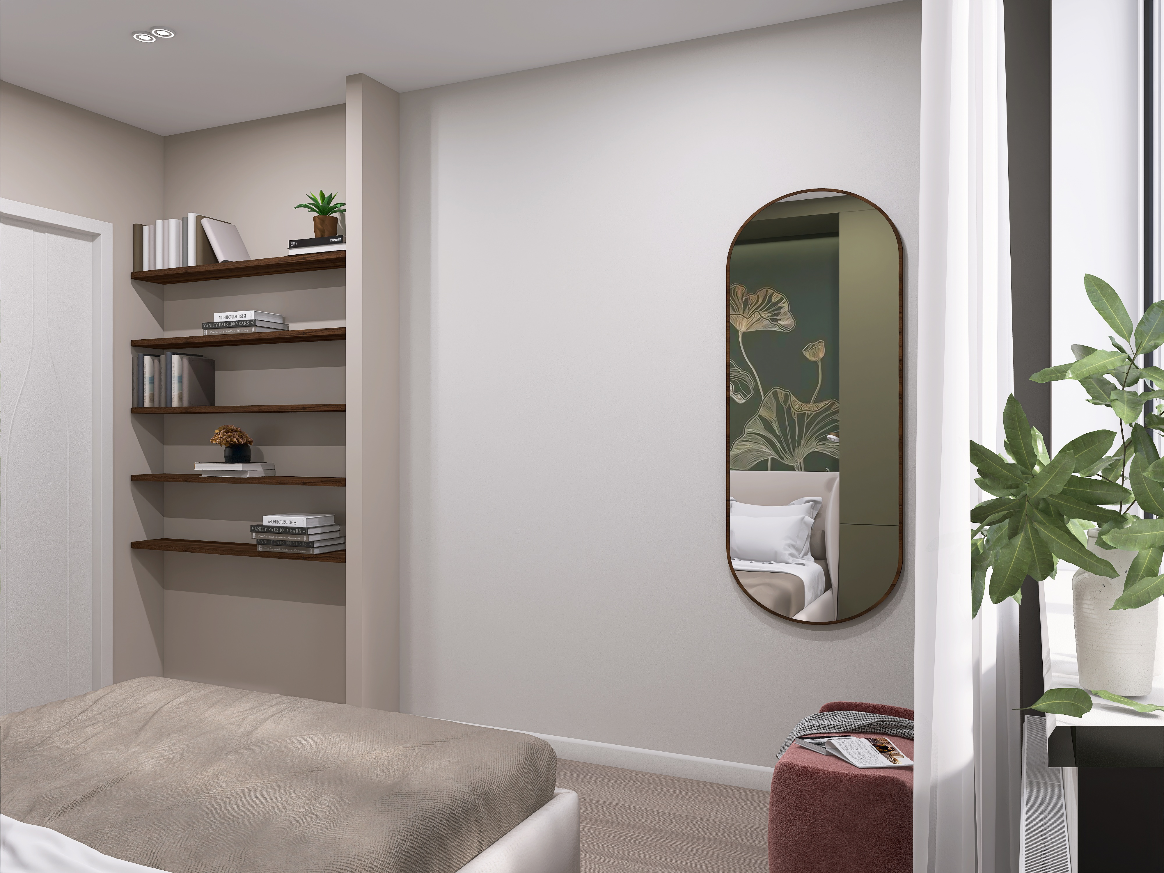 ЖК Планета. Городская квартира для взрослой семейной пары, 46 кв.м.