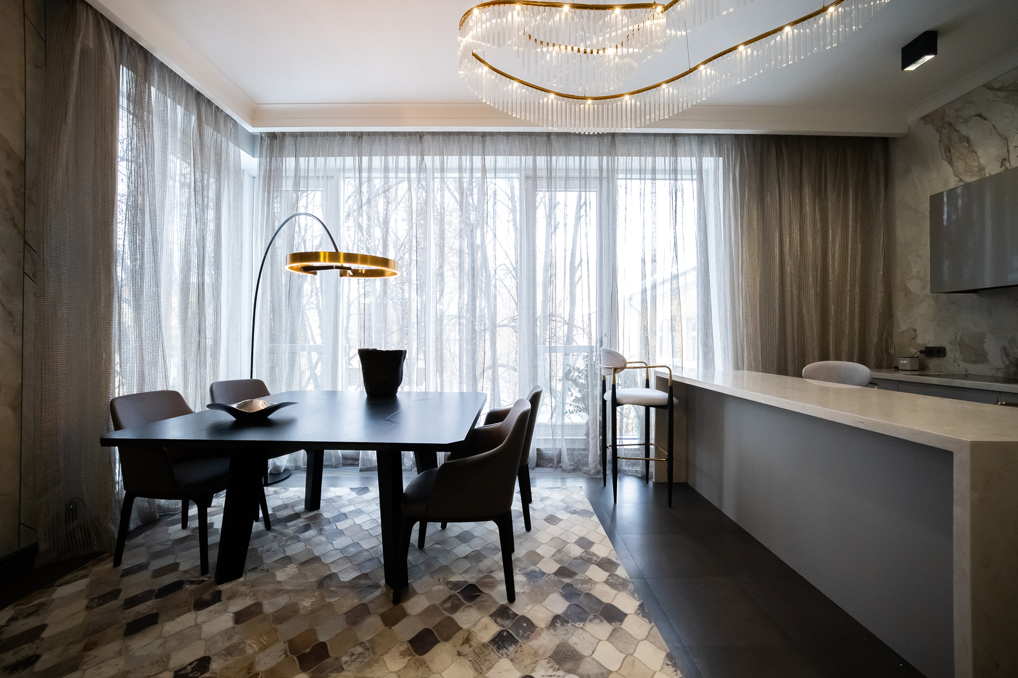 Ремонт в квартире 220м2 с системой "умный дом"